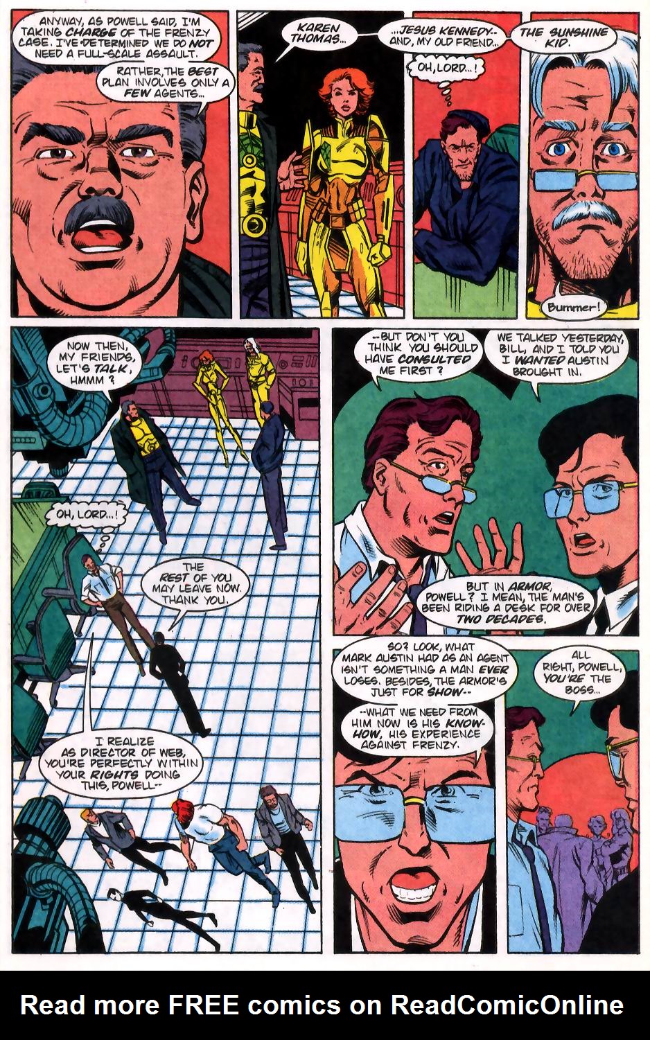 Read online The Web (1991) comic -  Issue #13 - 18