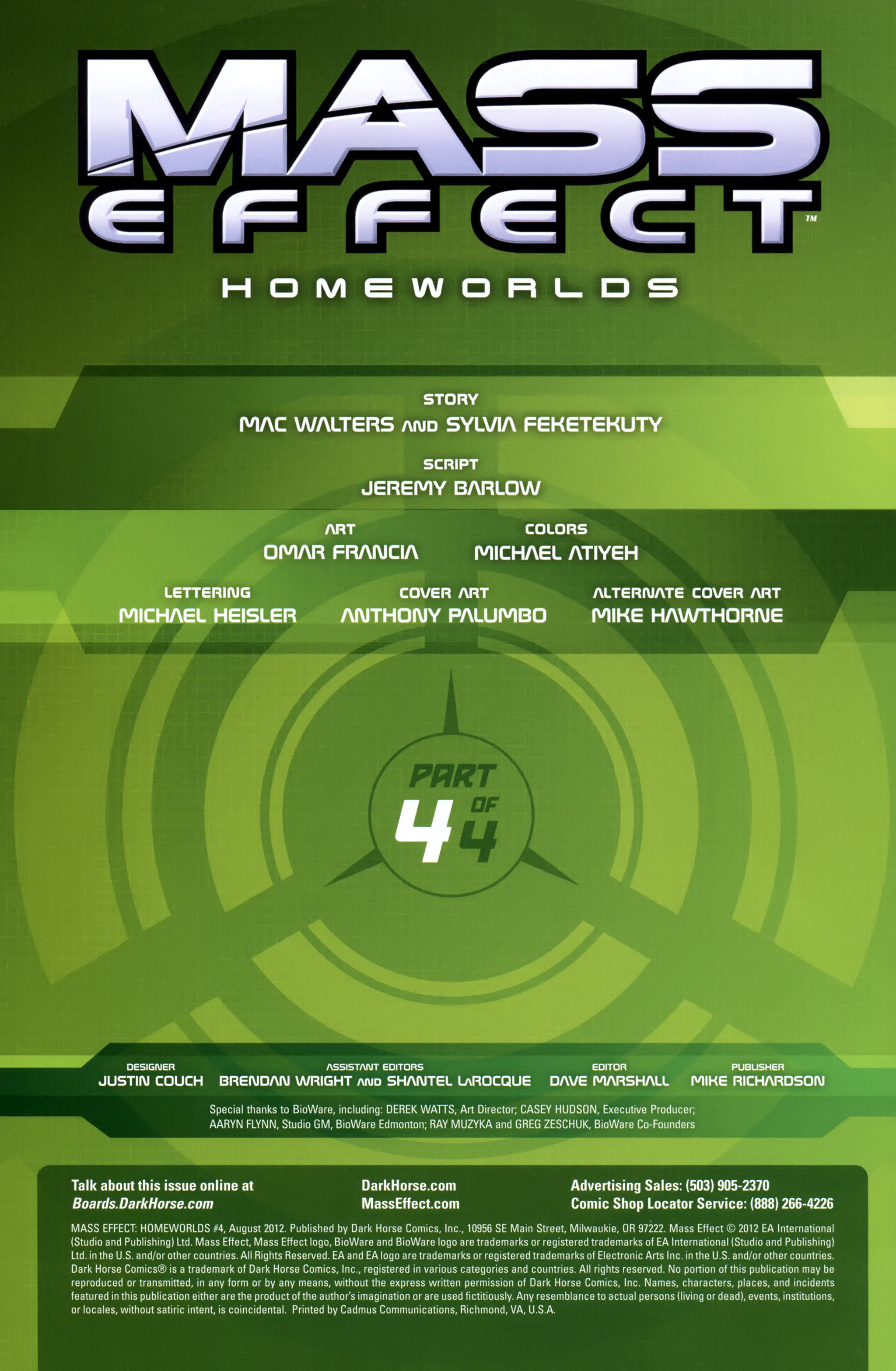 Read online Mass Effect: Homeworlds comic -  Issue #4 - 3