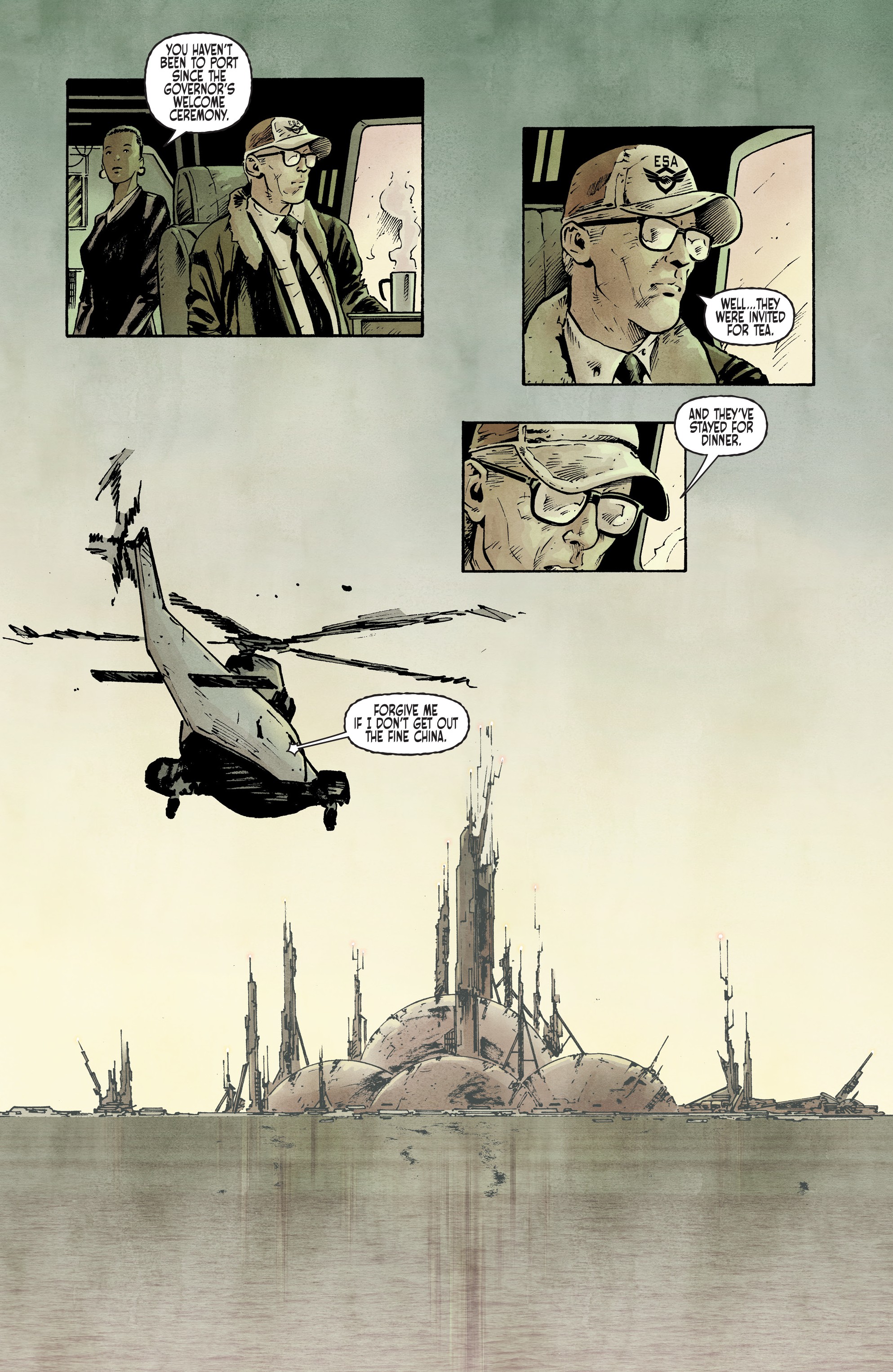 Read online Port of Earth comic -  Issue #9 - 14