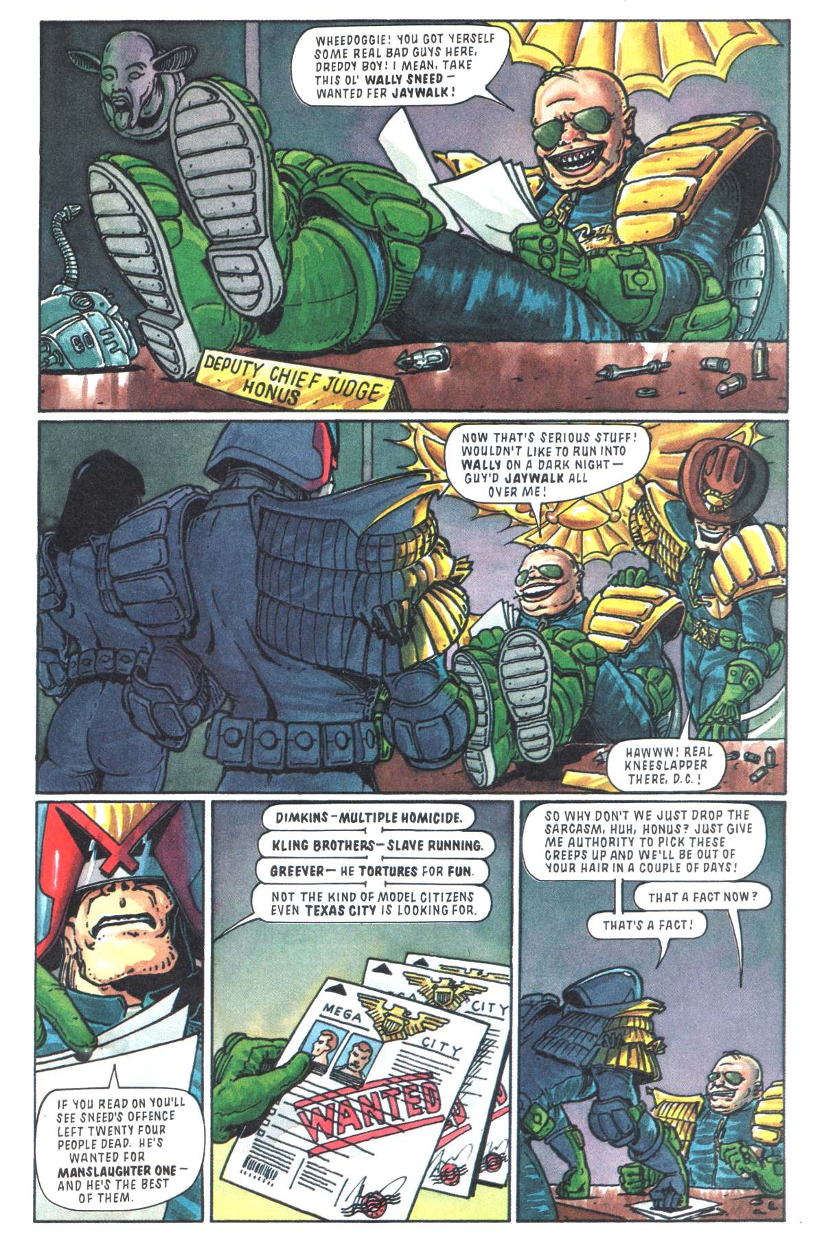 Read online Judge Dredd: The Megazine (vol. 2) comic -  Issue #1 - 5
