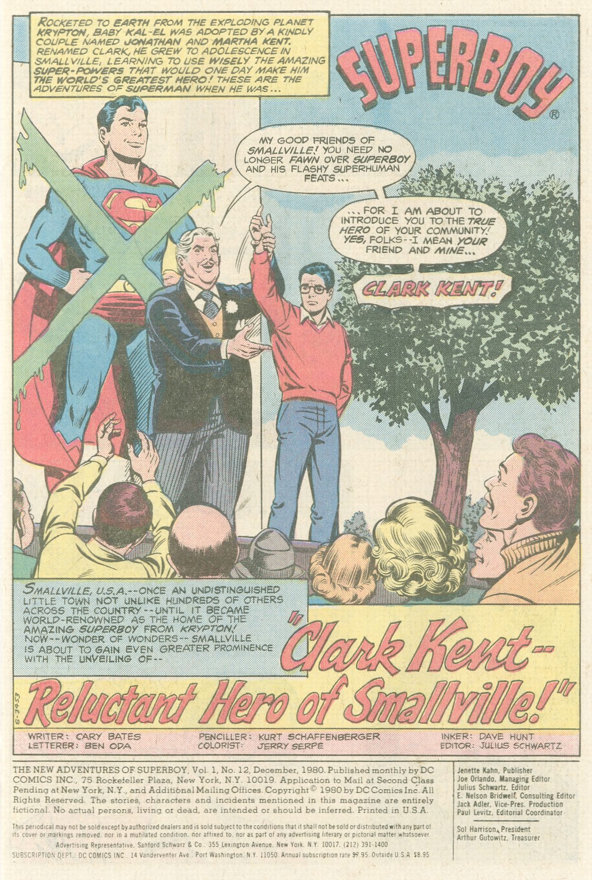 Read online The New Adventures of Superboy comic -  Issue #12 - 2