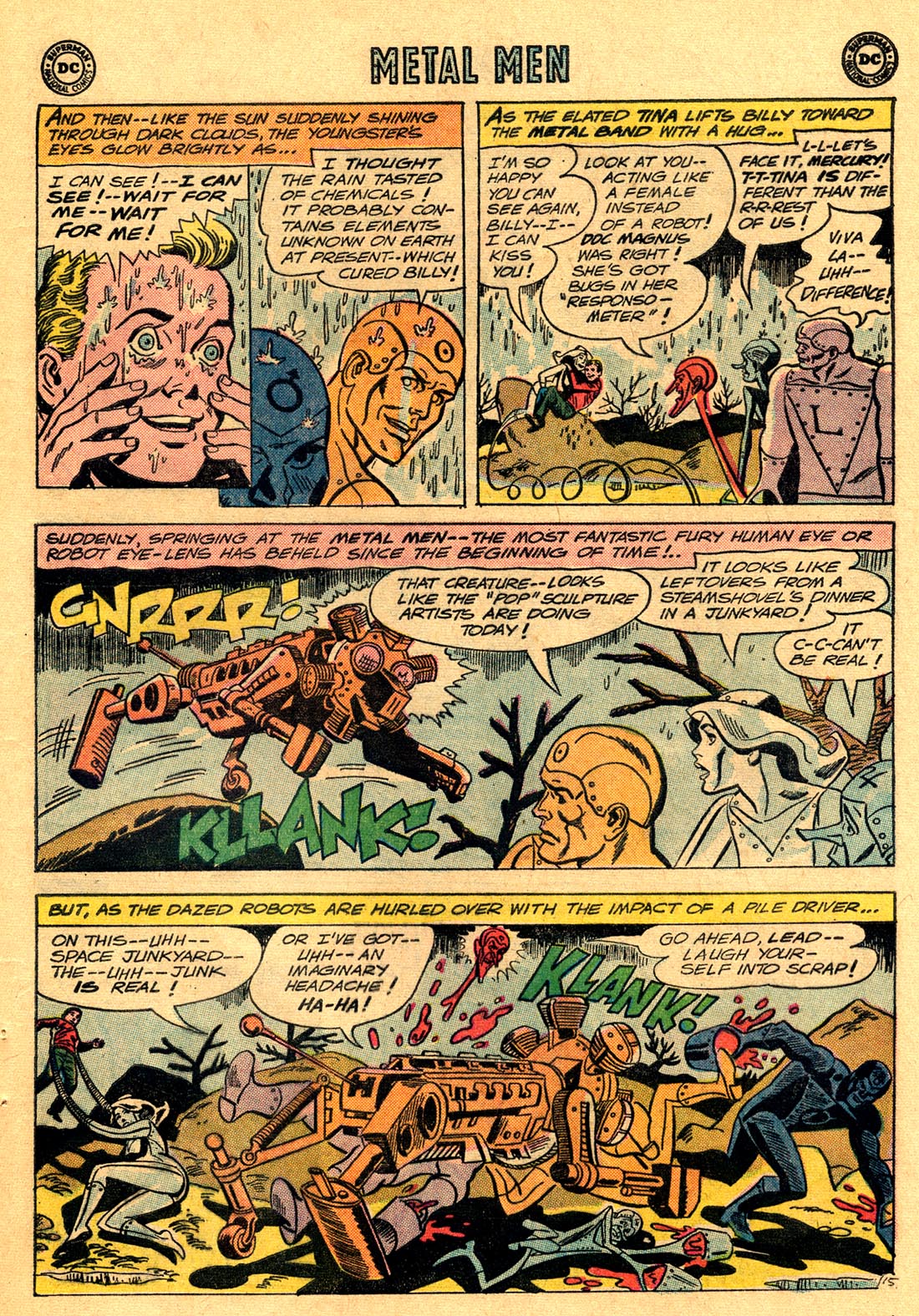 Read online Metal Men (1963) comic -  Issue #9 - 21