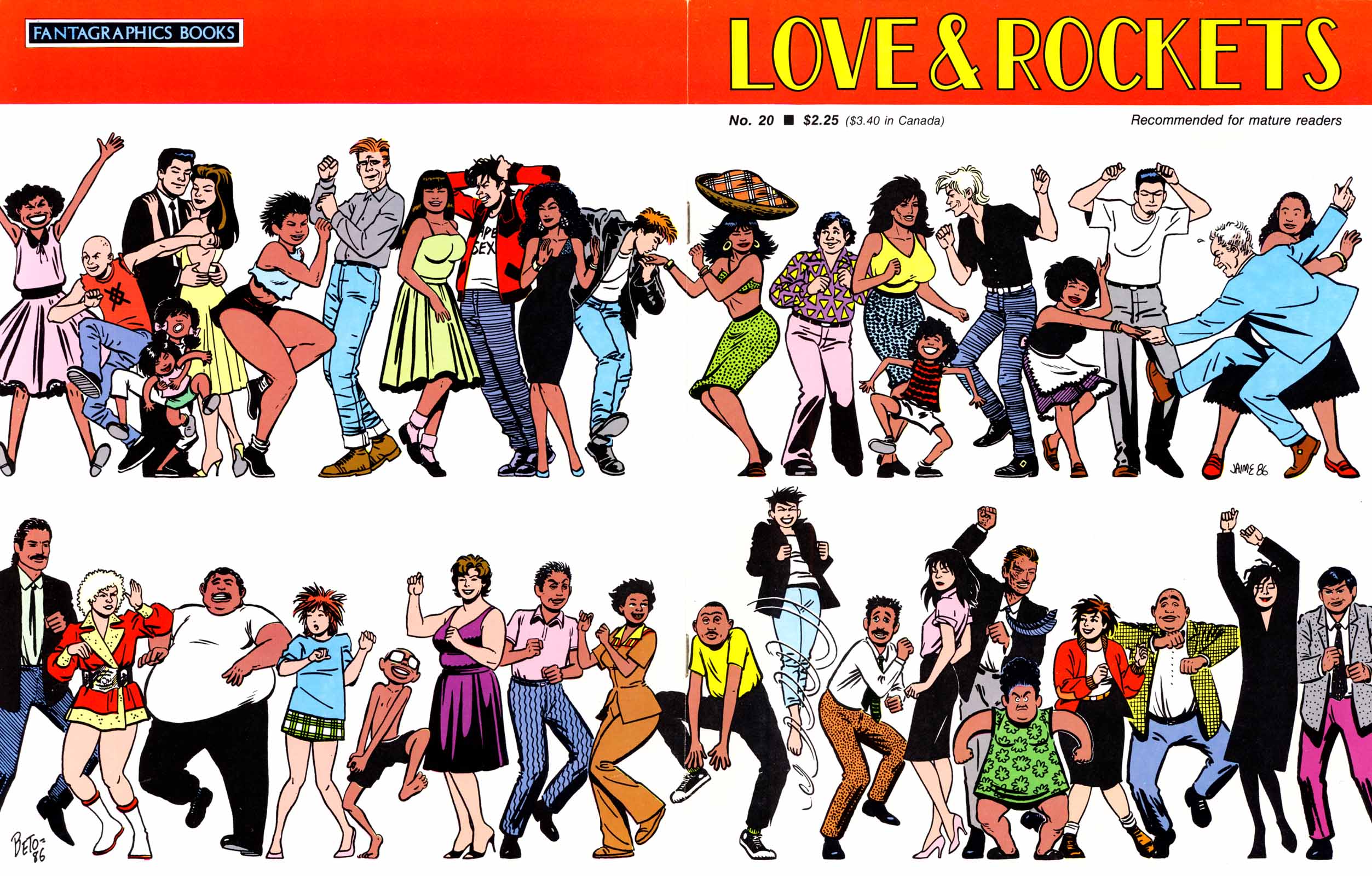 Read online Love and Rockets (1982) comic -  Issue #20 - 2