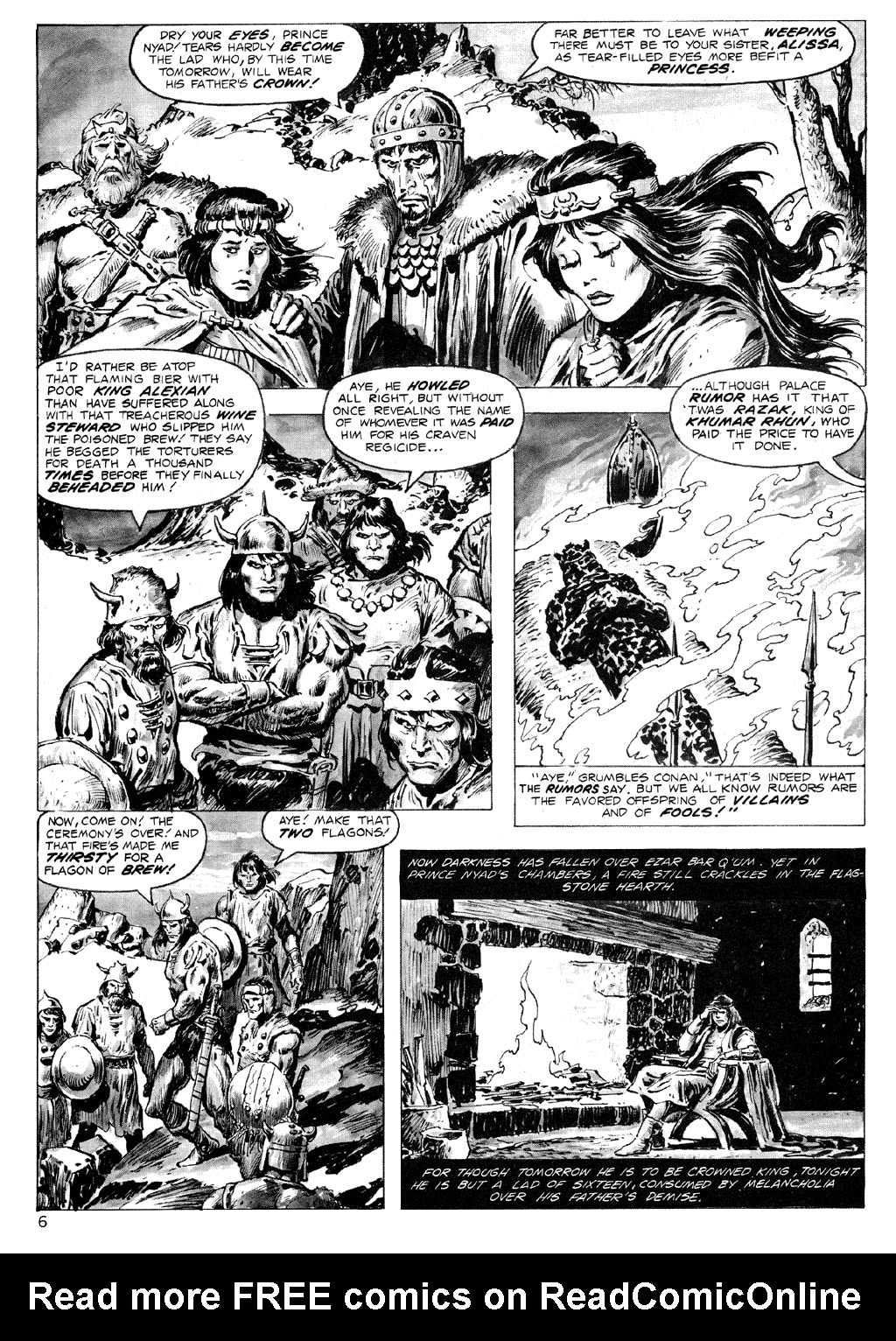 Read online The Savage Sword Of Conan comic -  Issue #71 - 6