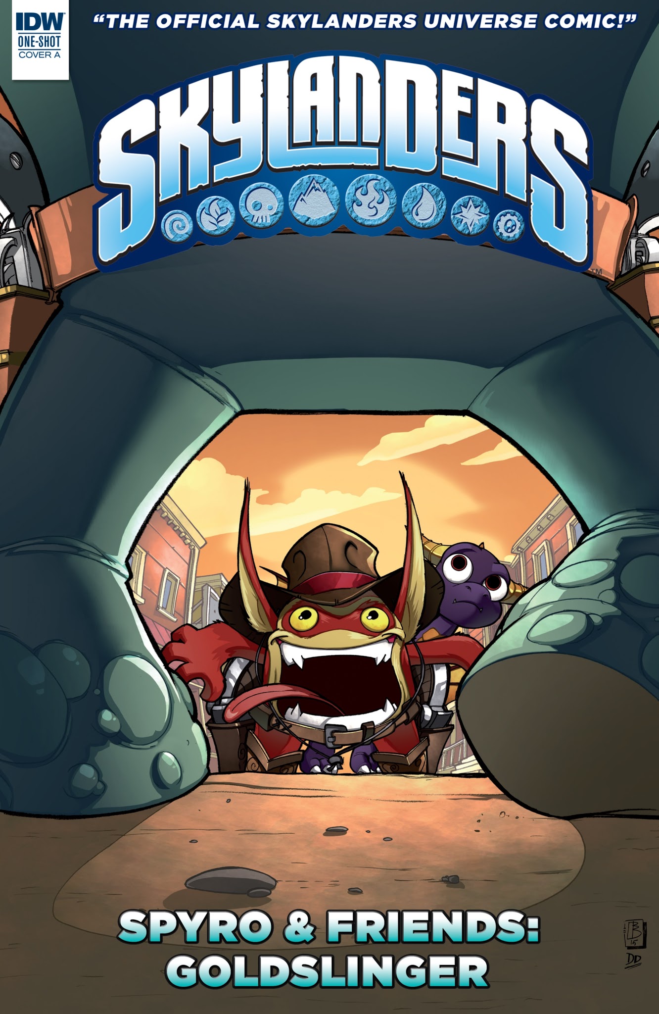 Read online Skylanders Quarterly-Spyro & Friends: Goldslinger comic -  Issue # Full - 1