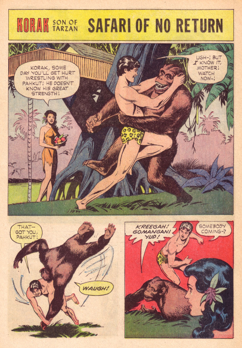 Read online Korak, Son of Tarzan (1964) comic -  Issue #1 - 12