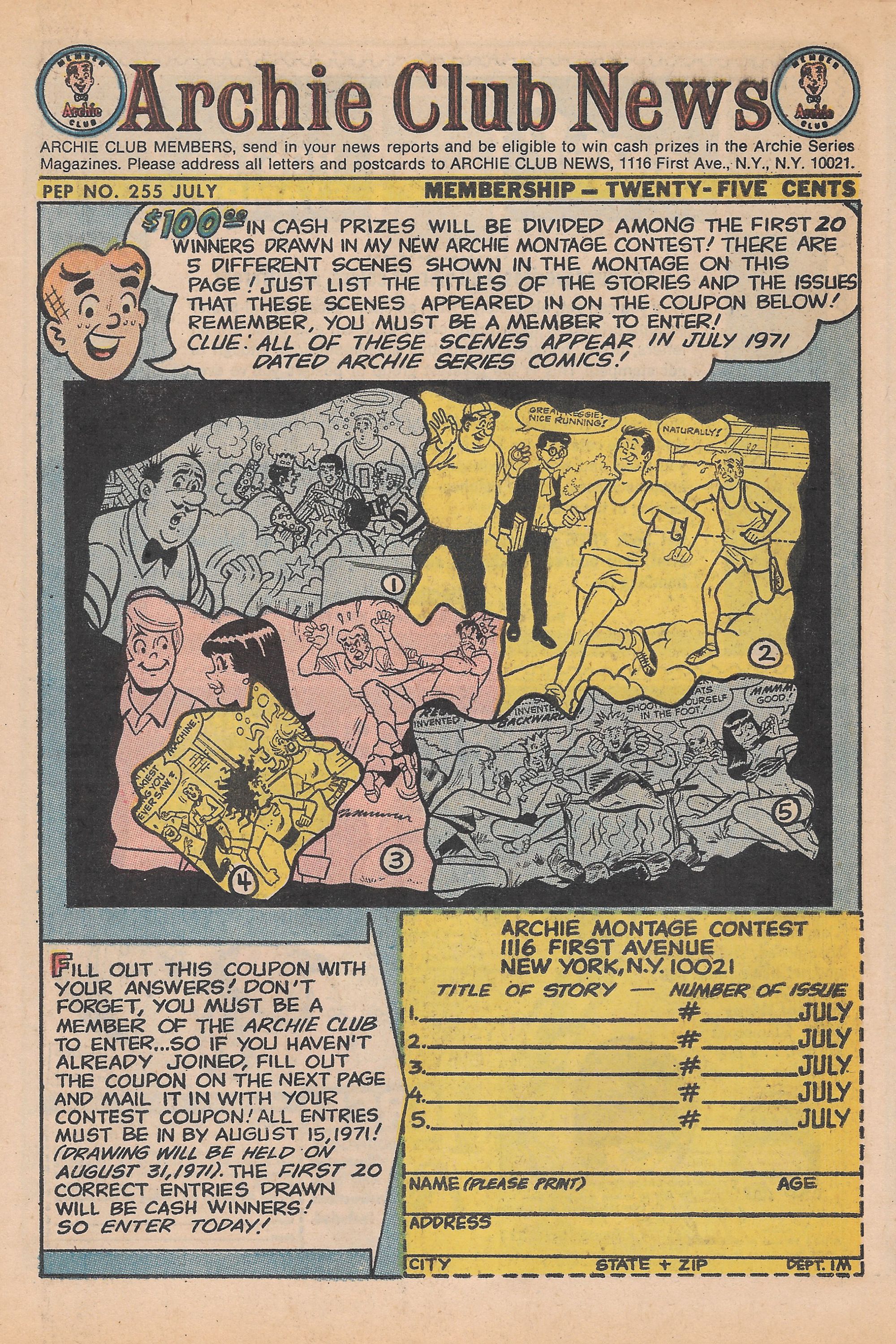 Read online Pep Comics comic -  Issue #255 - 26