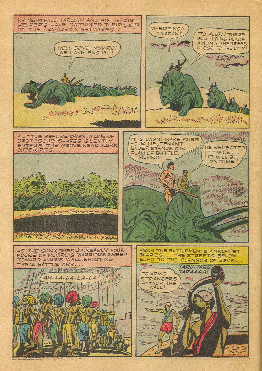 Read online Tarzan (1948) comic -  Issue #24 - 38