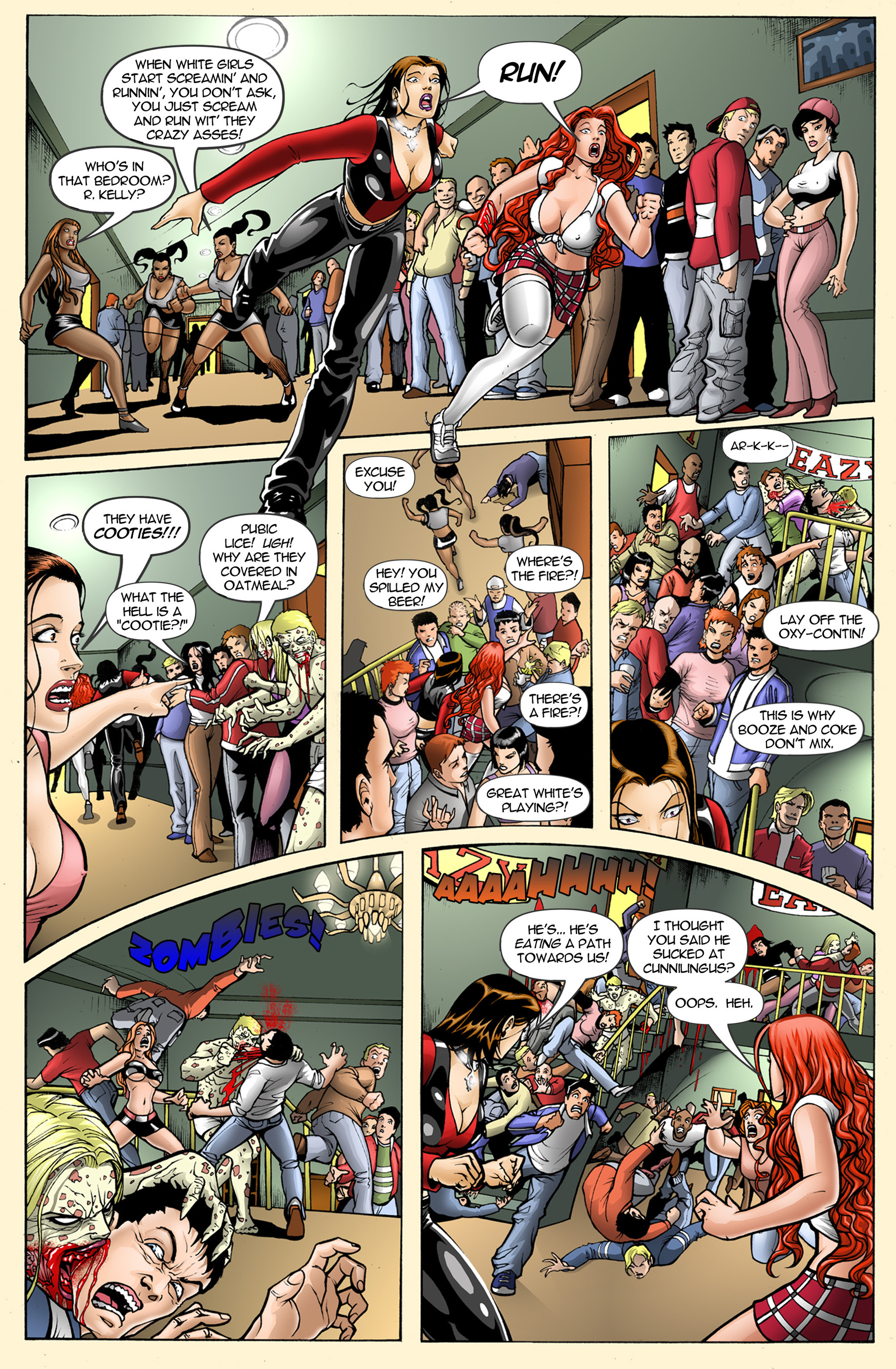 Read online Chaos Campus: Sorority Girls Vs. Zombies comic -  Issue #1 - 21