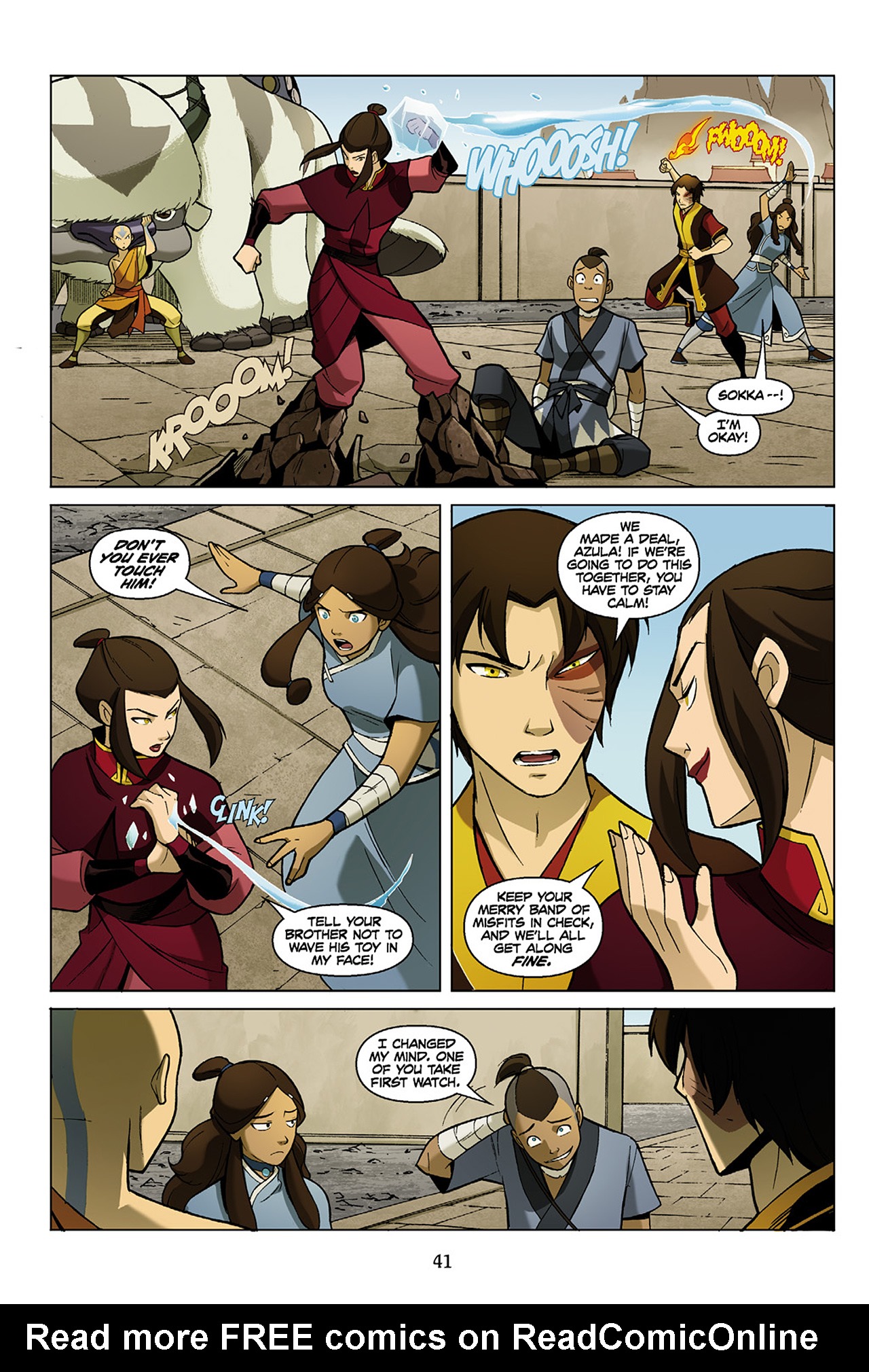Read online Nickelodeon Avatar: The Last Airbender - The Search comic -  Issue # Part 1 - 42