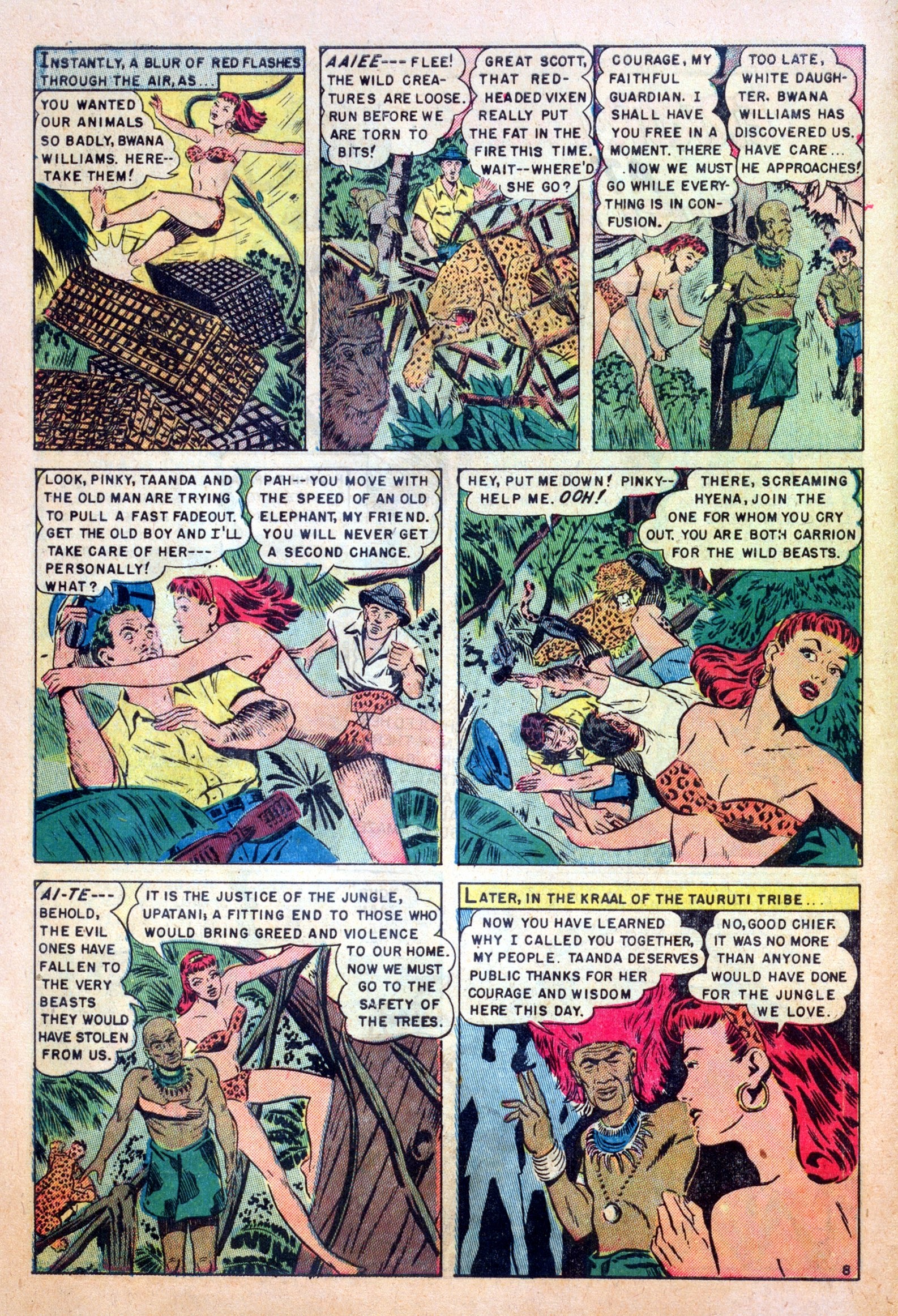 Read online Taanda White Princess of the Jungle comic -  Issue #1 - 10