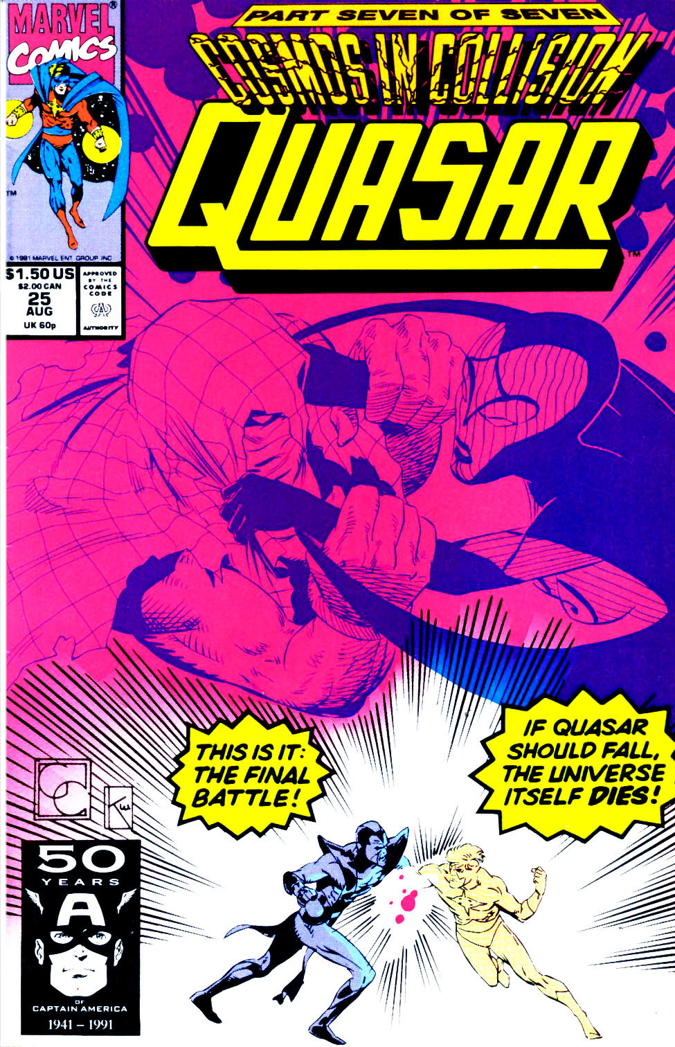 Read online Quasar comic -  Issue #25 - 1