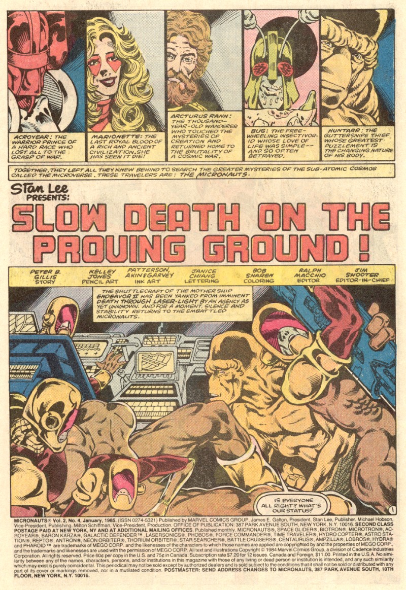 Read online Micronauts: The New Voyages comic -  Issue #4 - 2