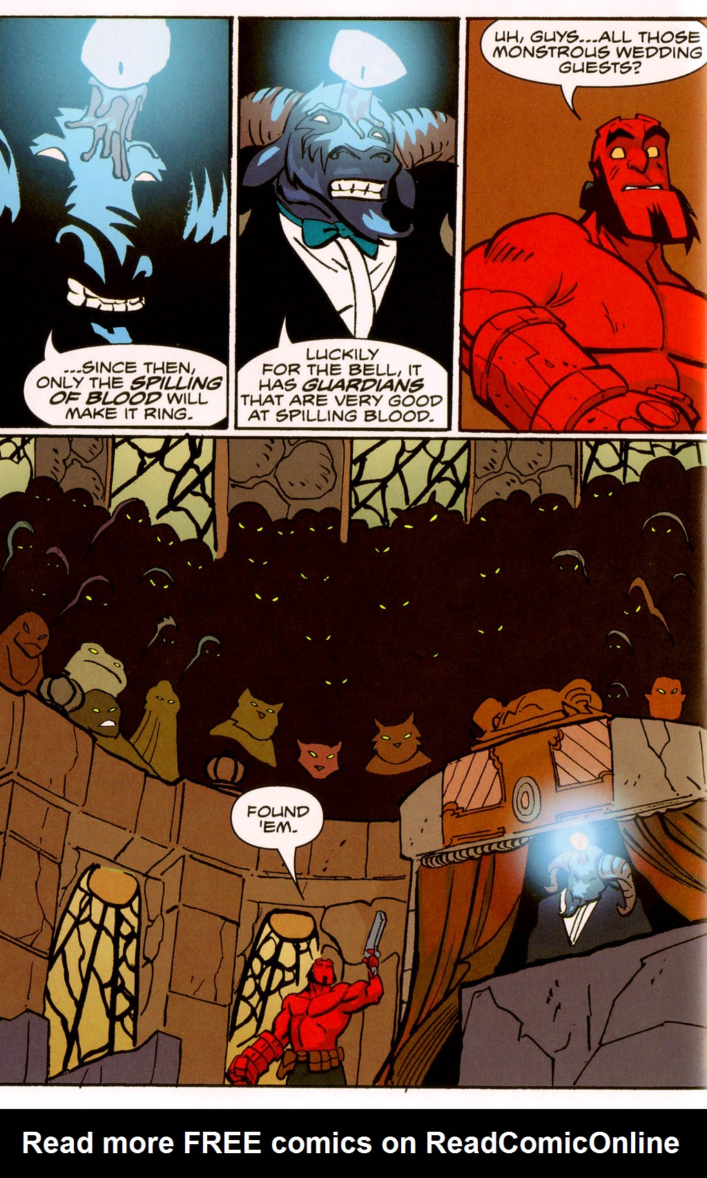Read online Hellboy Animated: The Black Wedding comic -  Issue # TPB - 47