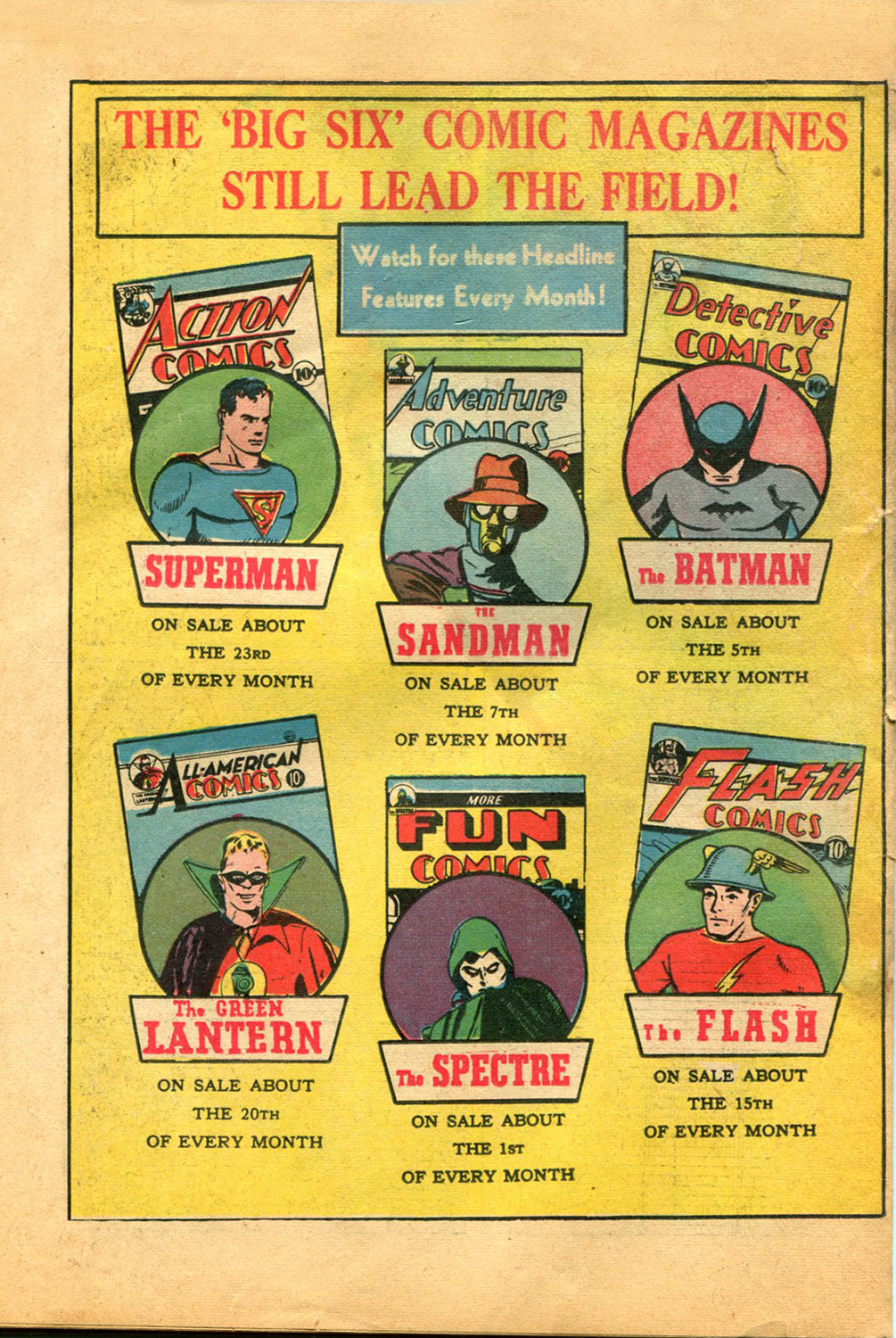 Read online More Fun Comics comic -  Issue #61 - 66