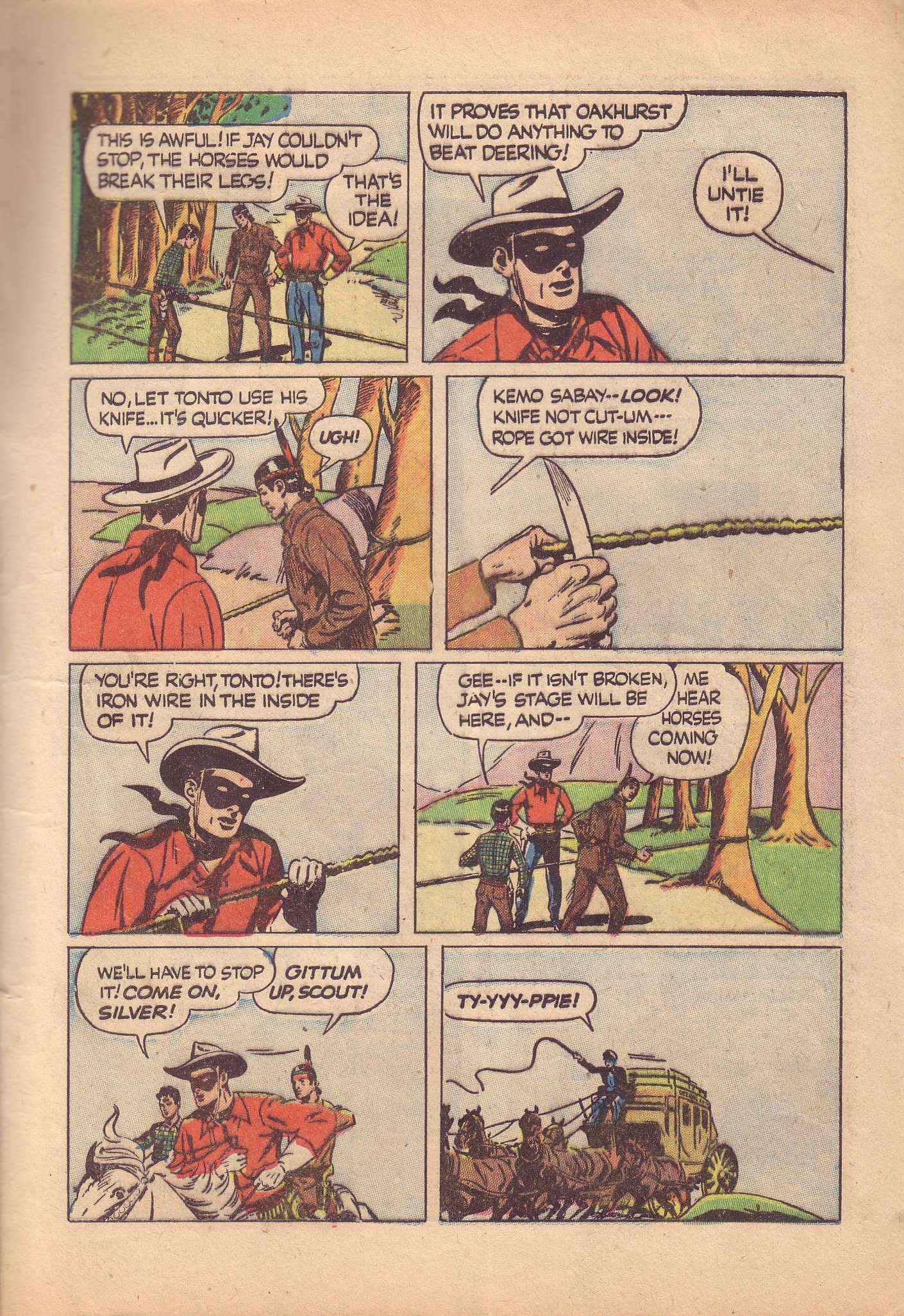 Read online The Lone Ranger (1948) comic -  Issue #10 - 9