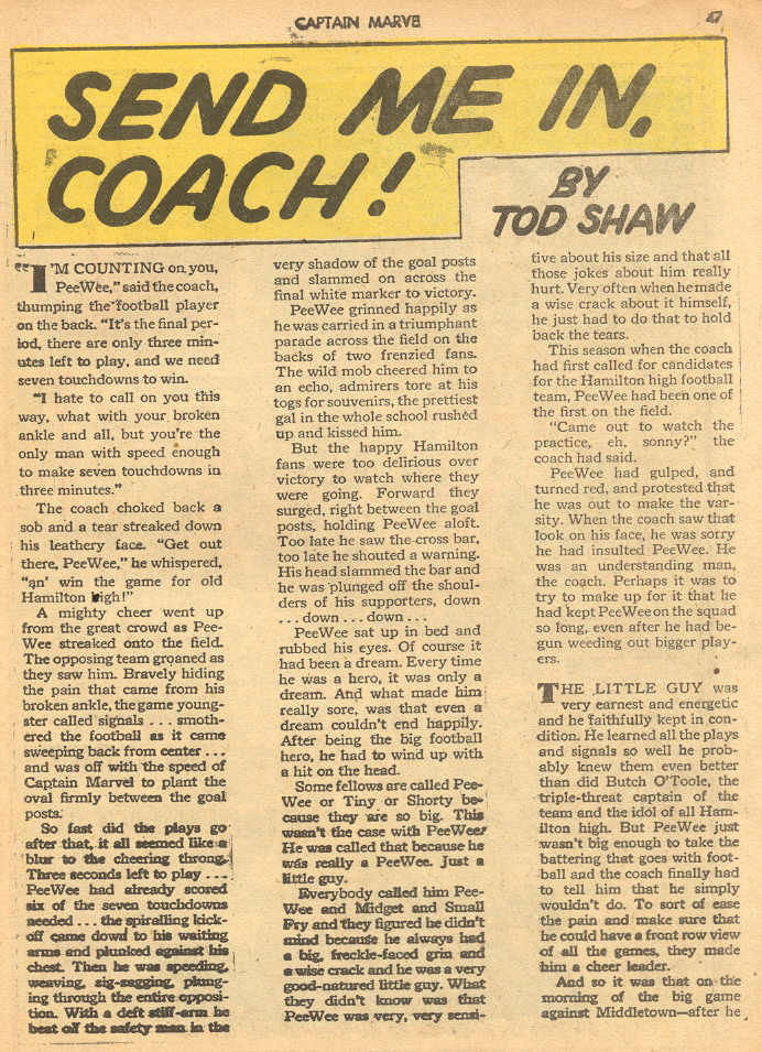 Read online Captain Marvel Adventures comic -  Issue #29 - 47