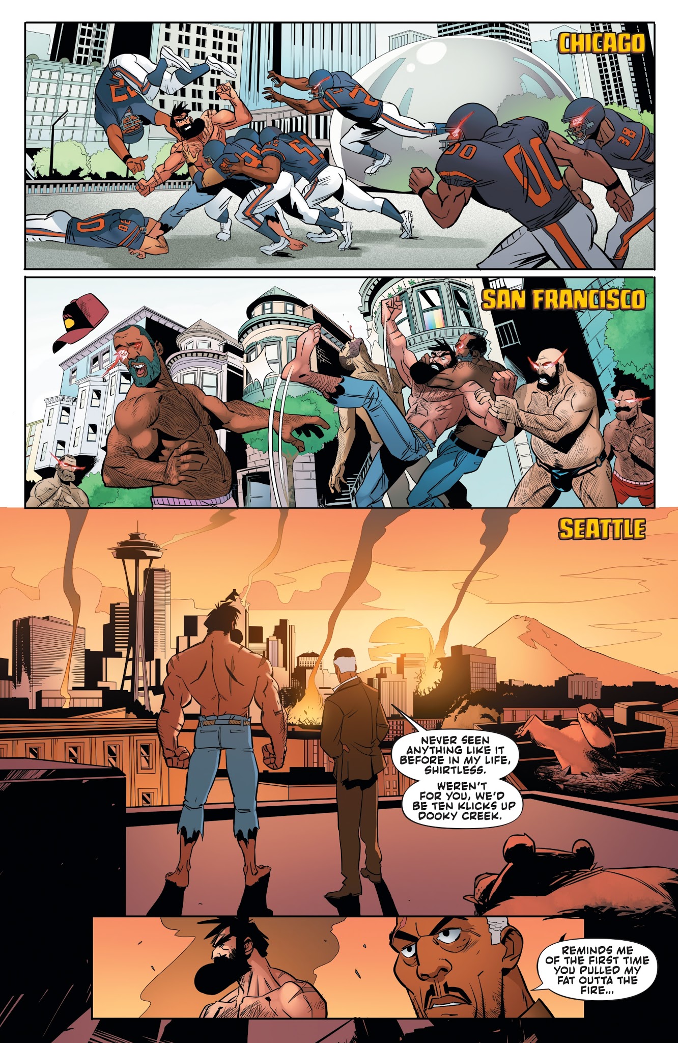 Read online Shirtless Bear-Fighter! comic -  Issue #2 - 12