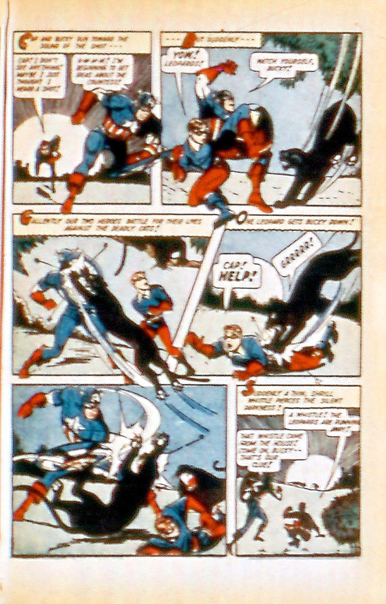 Read online Captain America Comics comic -  Issue #36 - 35