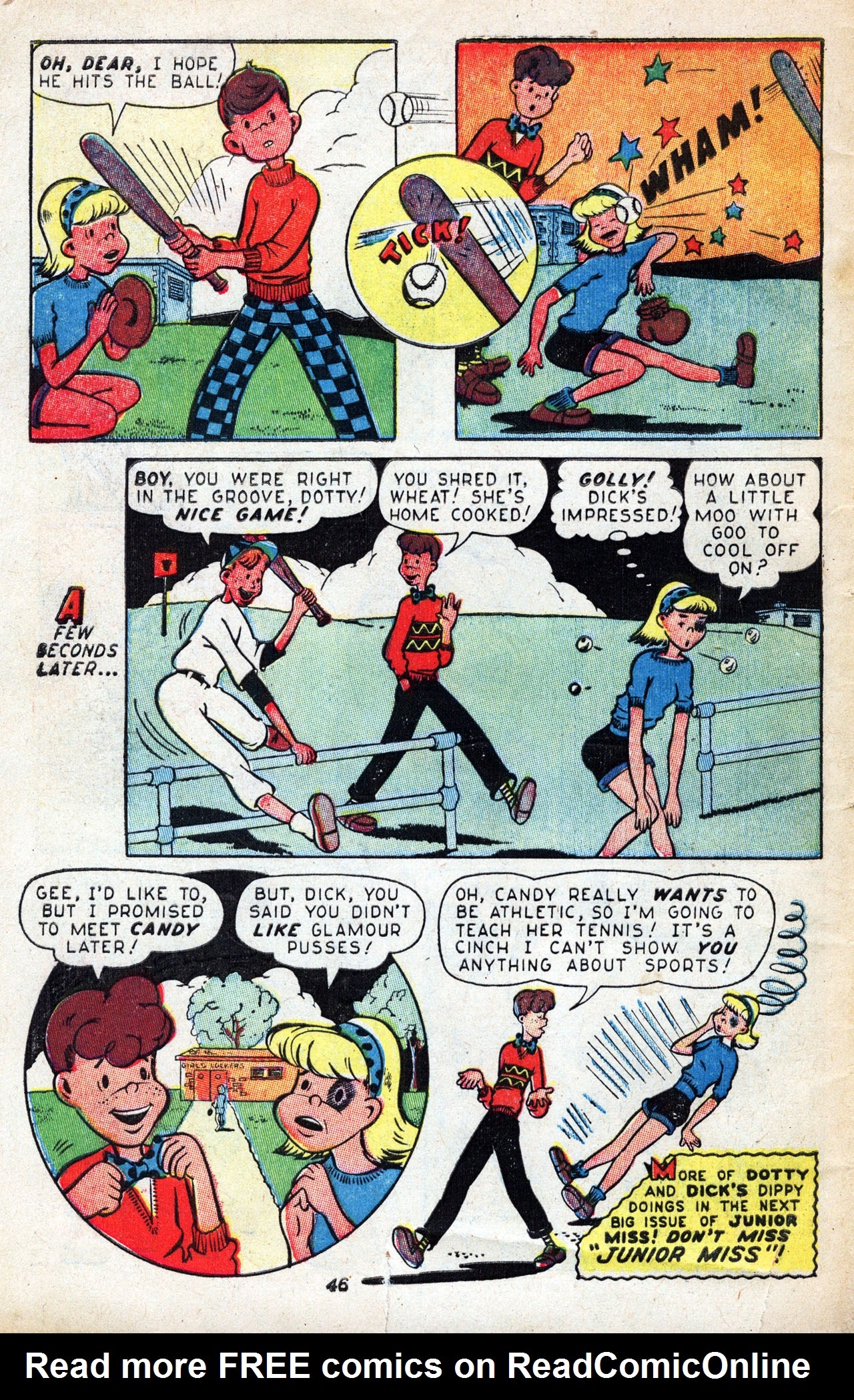 Read online Junior Miss (1947) comic -  Issue #24 - 42