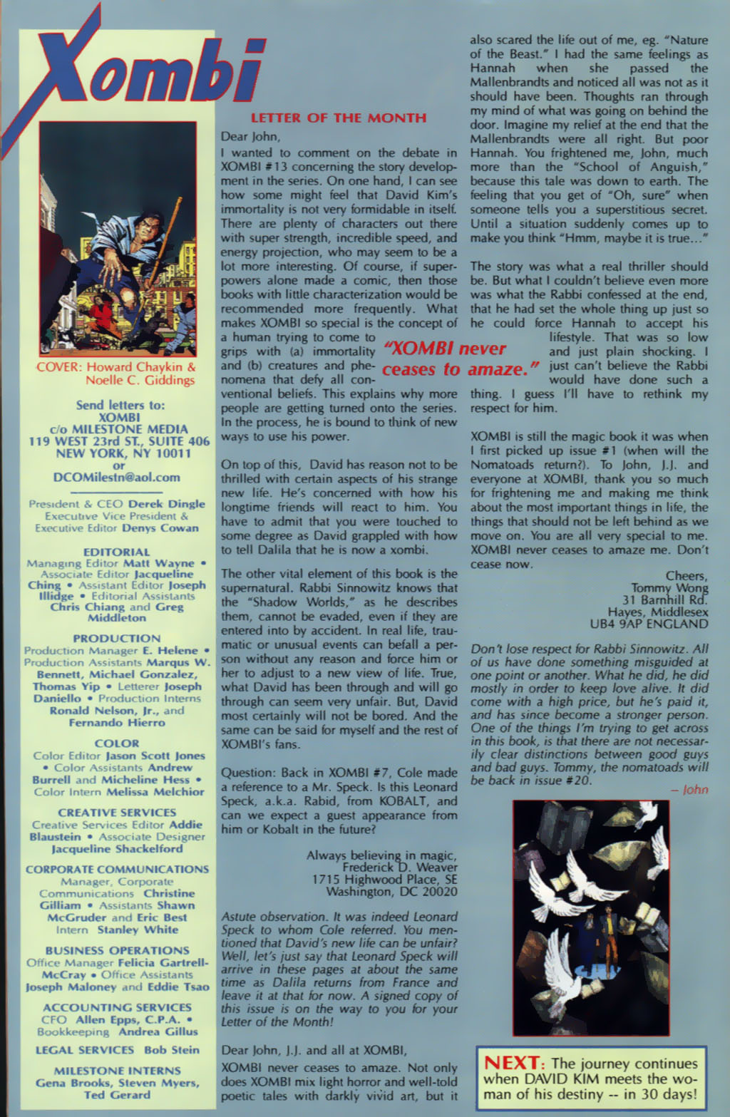 Read online Xombi (1994) comic -  Issue #18 - 24