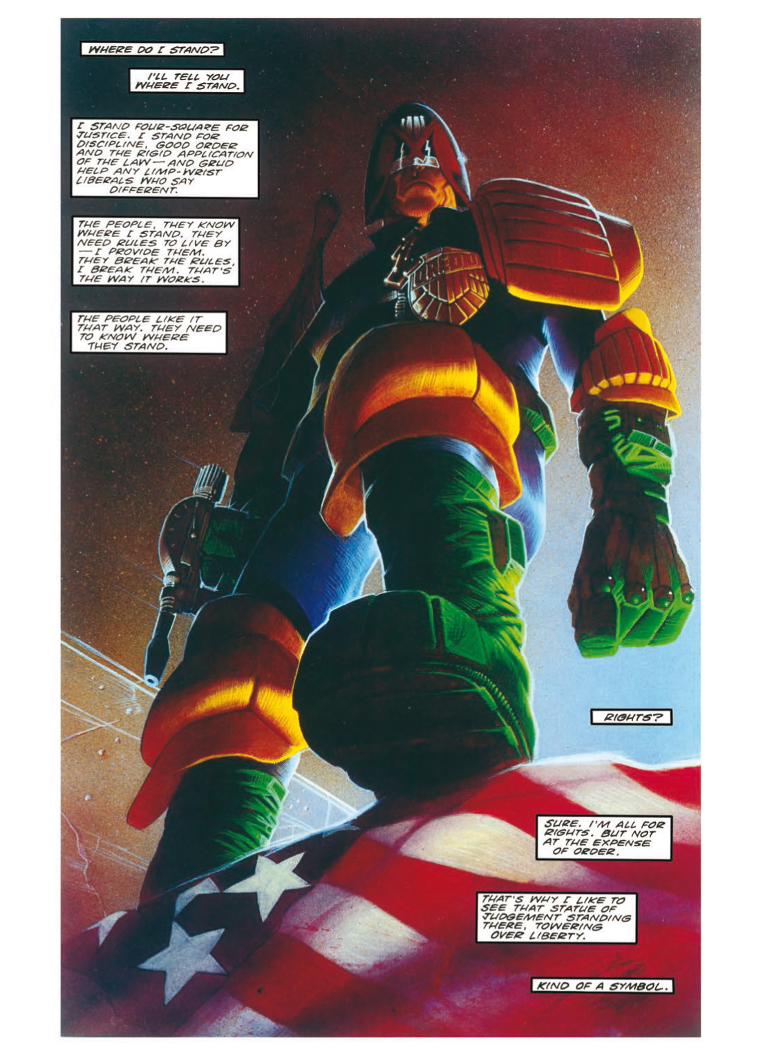 Read online Judge Dredd: America comic -  Issue # TPB - 7