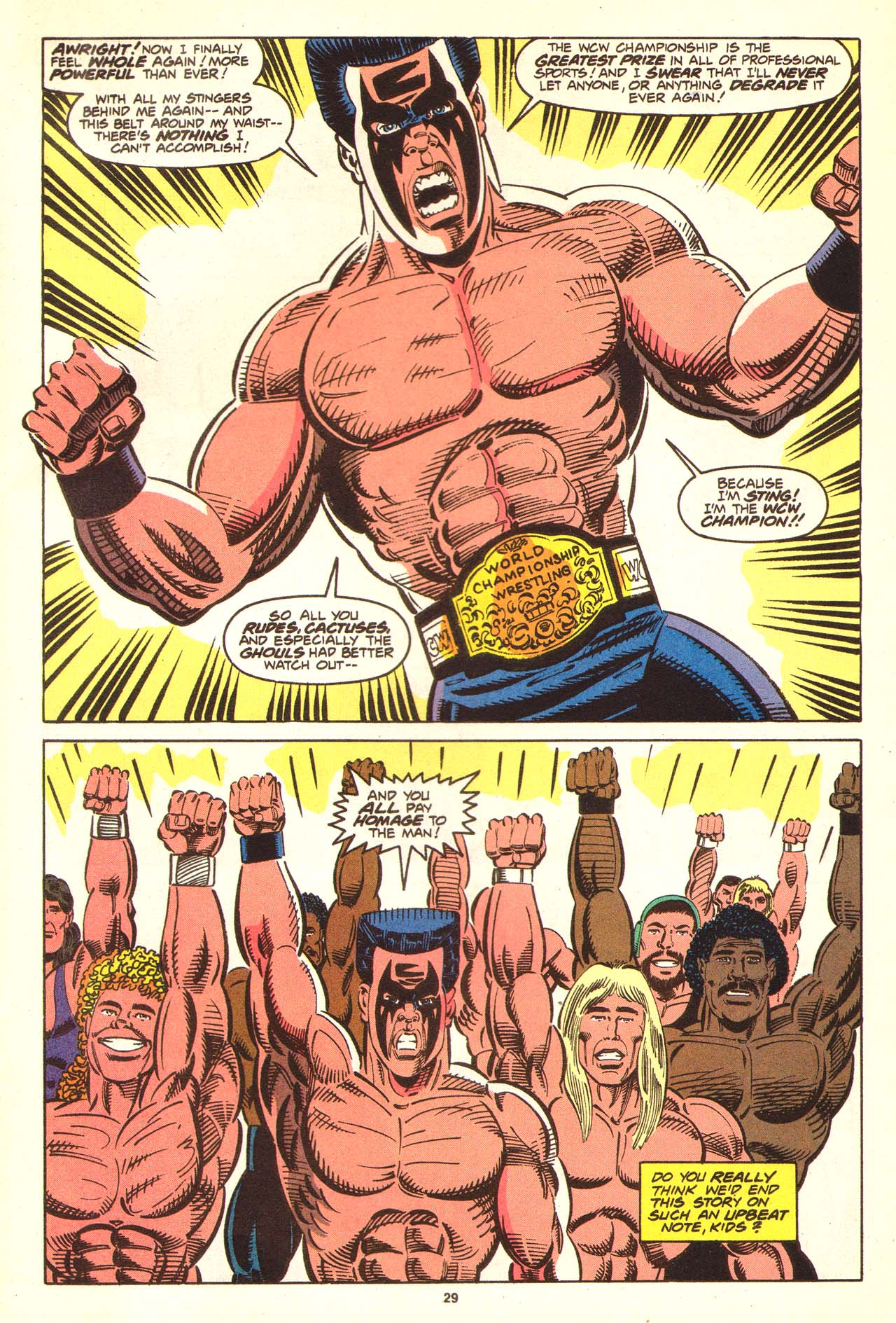 Read online WCW World Championship Wrestling comic -  Issue #11 - 30