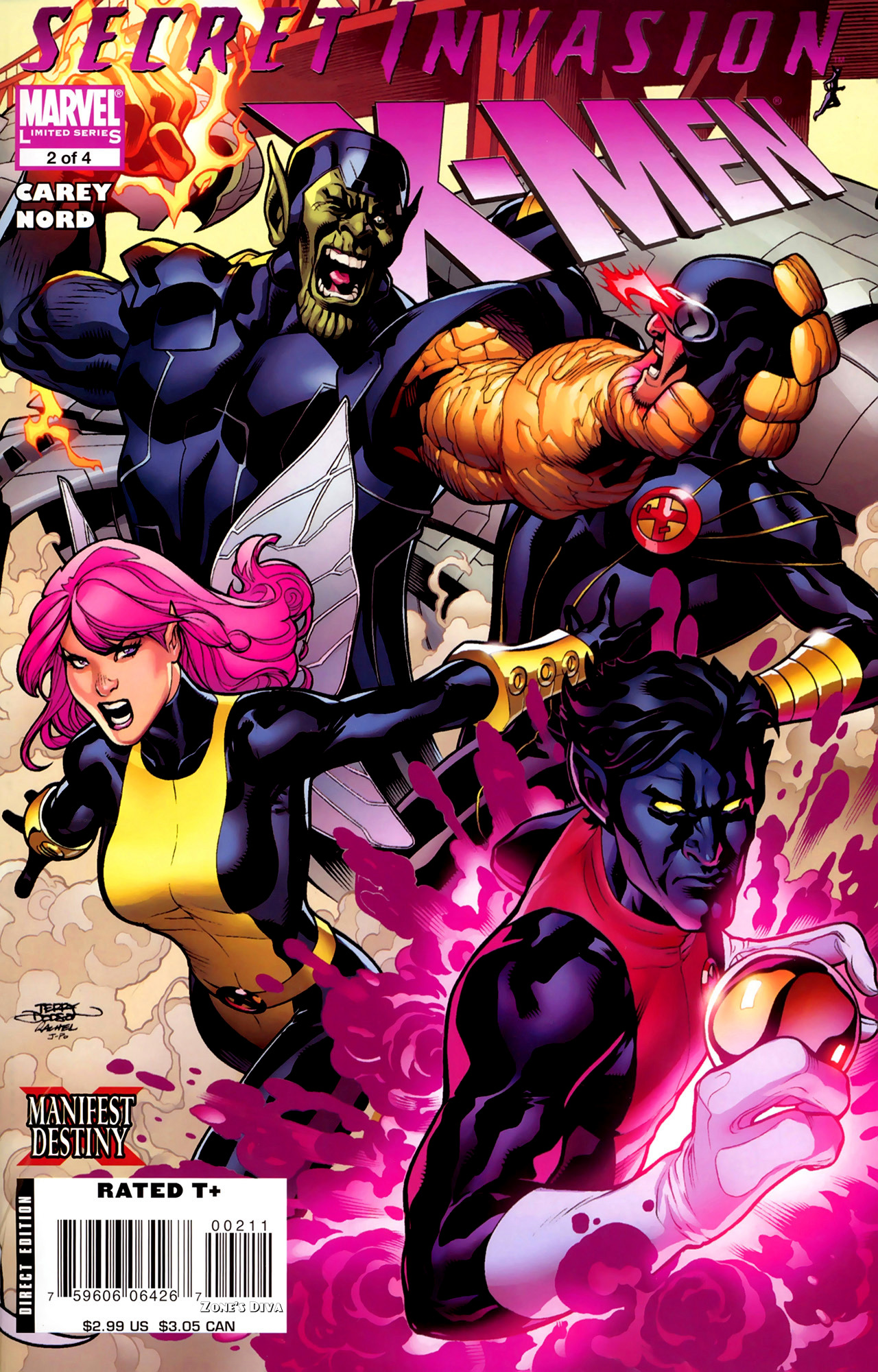 Read online Secret Invasion: X-Men comic -  Issue #2 - 1