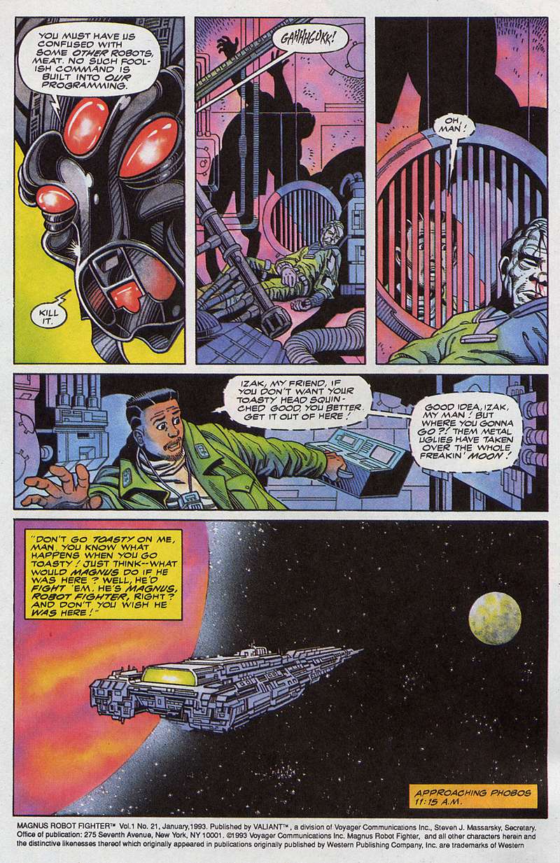 Read online Magnus Robot Fighter (1991) comic -  Issue #21 - 4