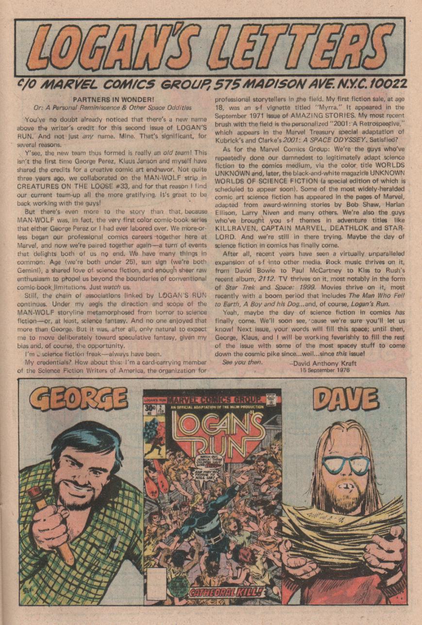 Read online Logan's Run comic -  Issue #2 - 13