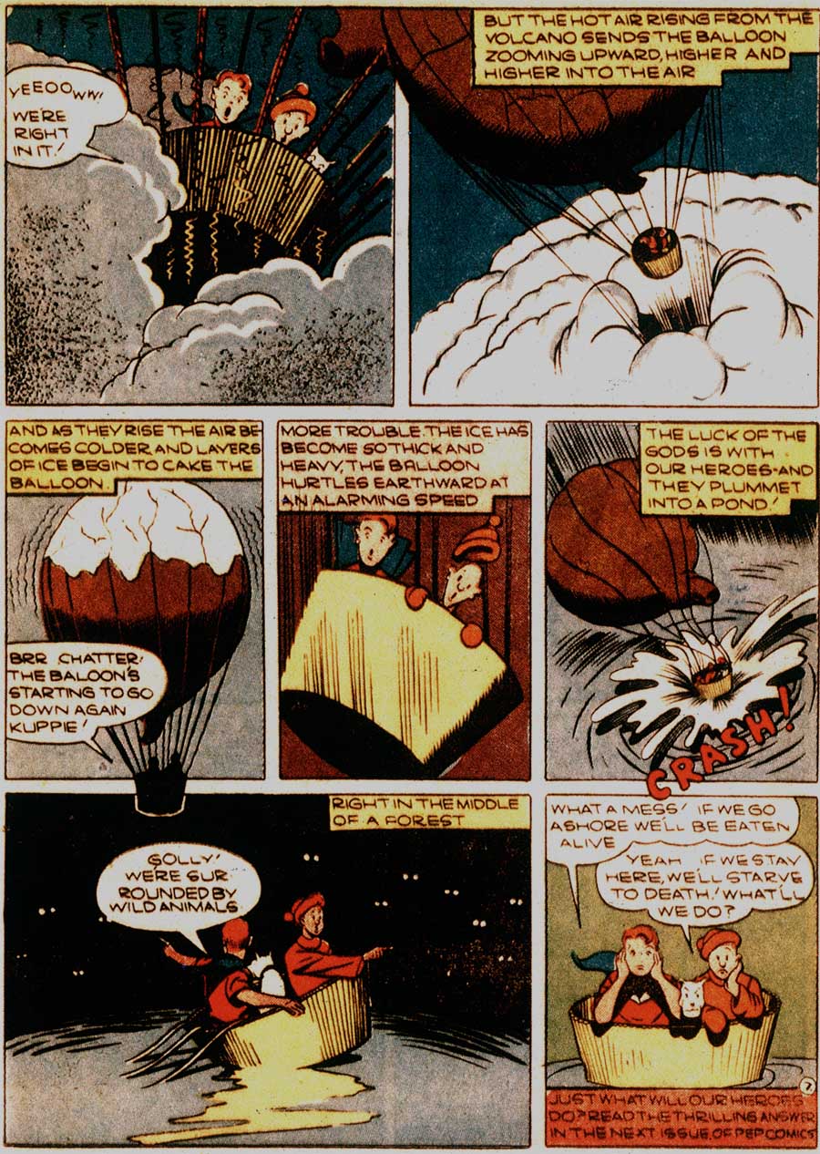 Read online Pep Comics comic -  Issue #25 - 35