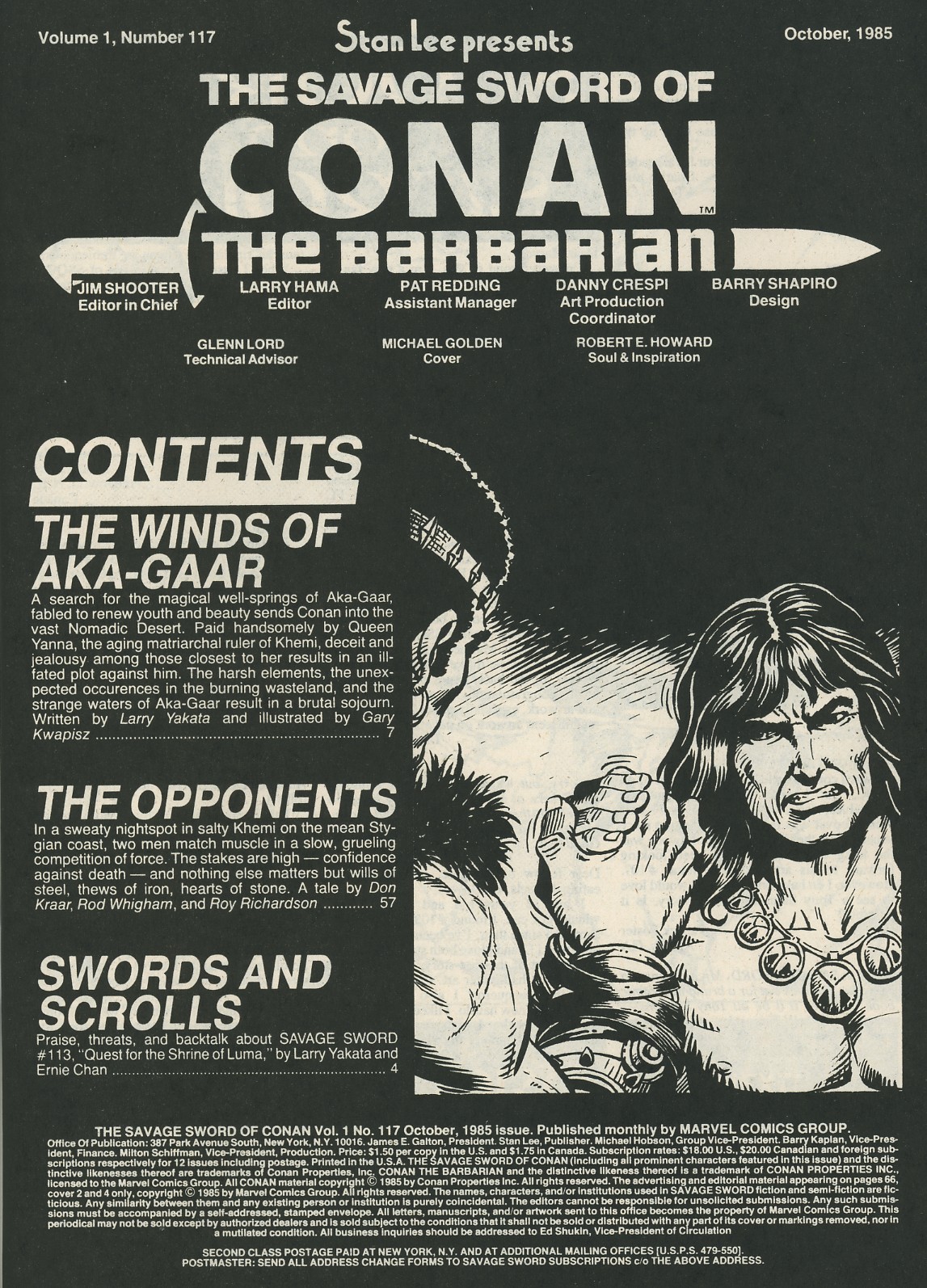 Read online The Savage Sword Of Conan comic -  Issue #117 - 3