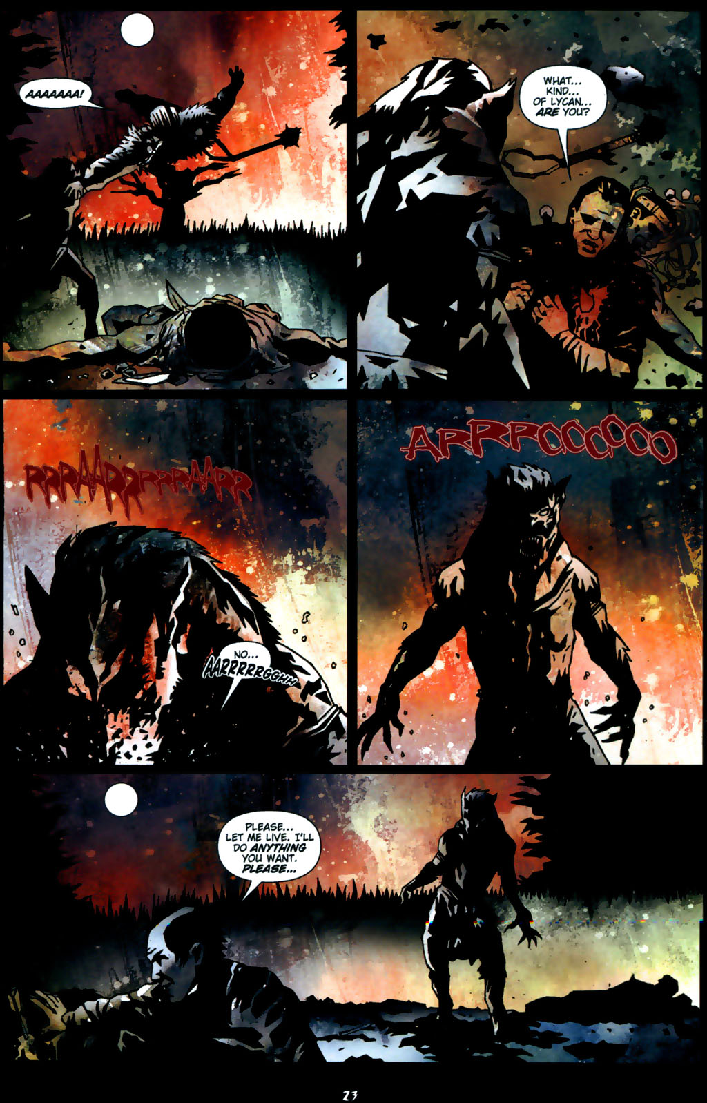 Read online Underworld: Red In Tooth And Claw comic -  Issue #3 - 21