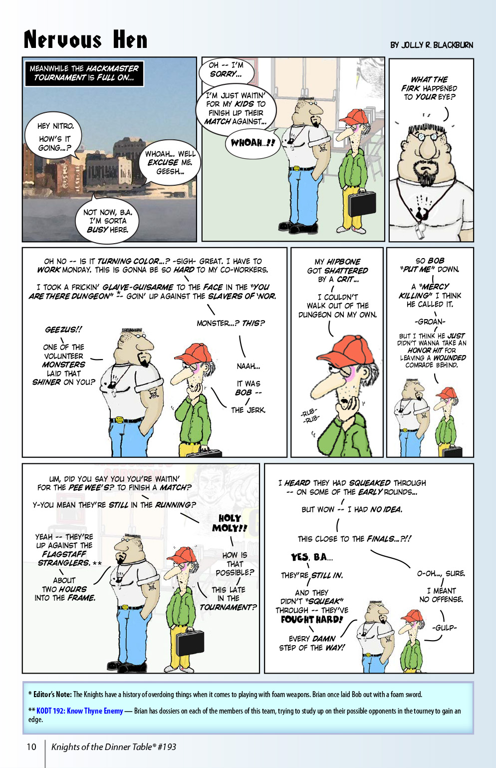 Read online Knights of the Dinner Table comic -  Issue #193 - 12