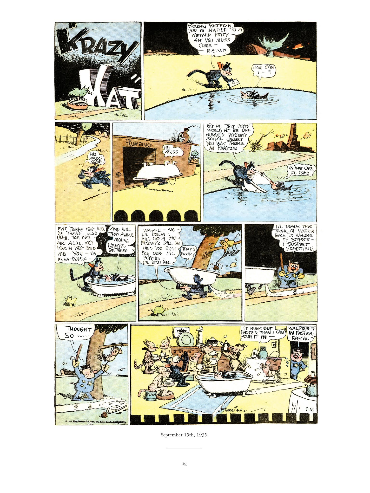 Read online Krazy & Ignatz comic -  Issue # TPB 9 - 47
