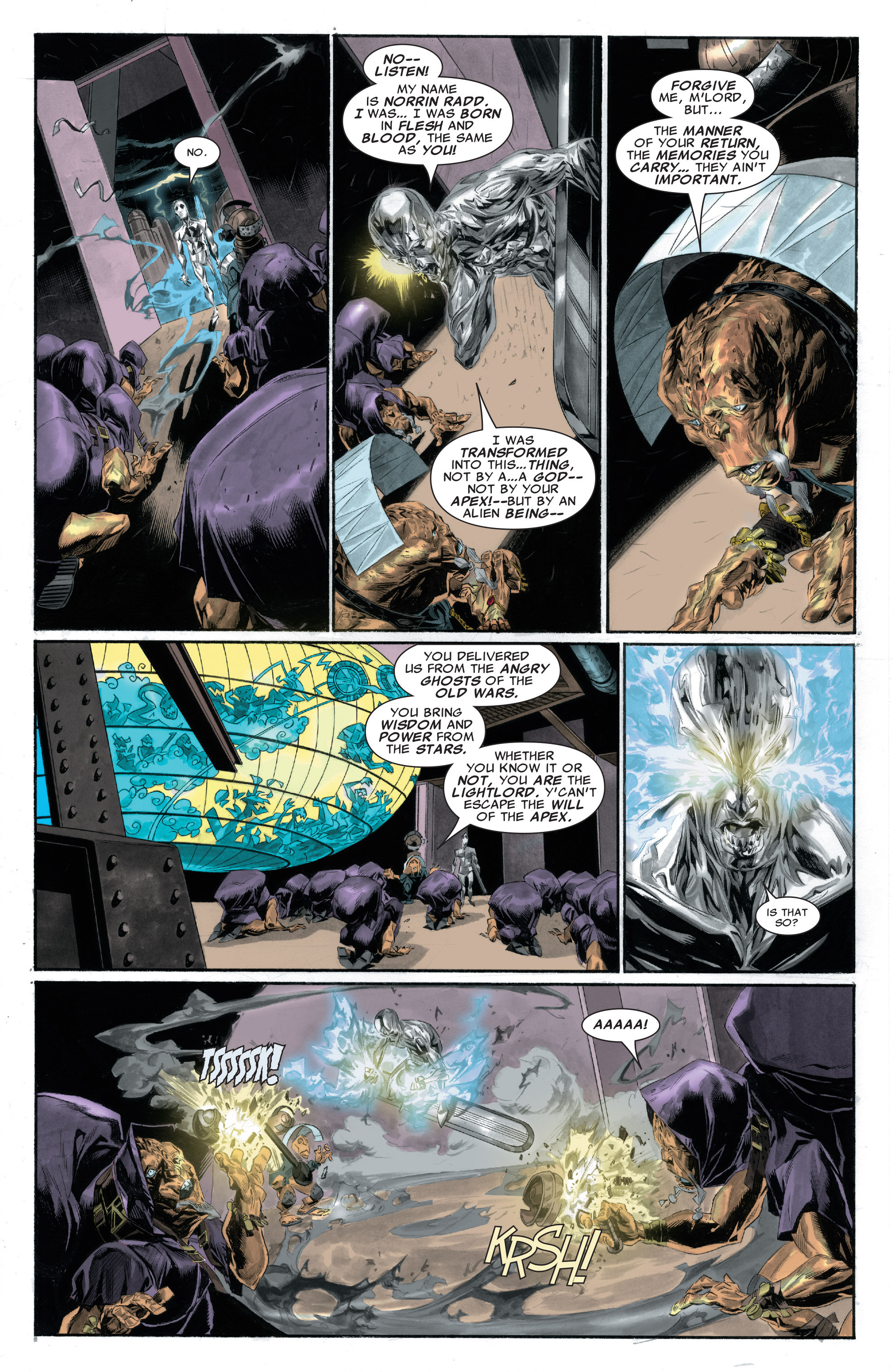 Read online Silver Surfer: In Thy Name comic -  Issue #2 - 16