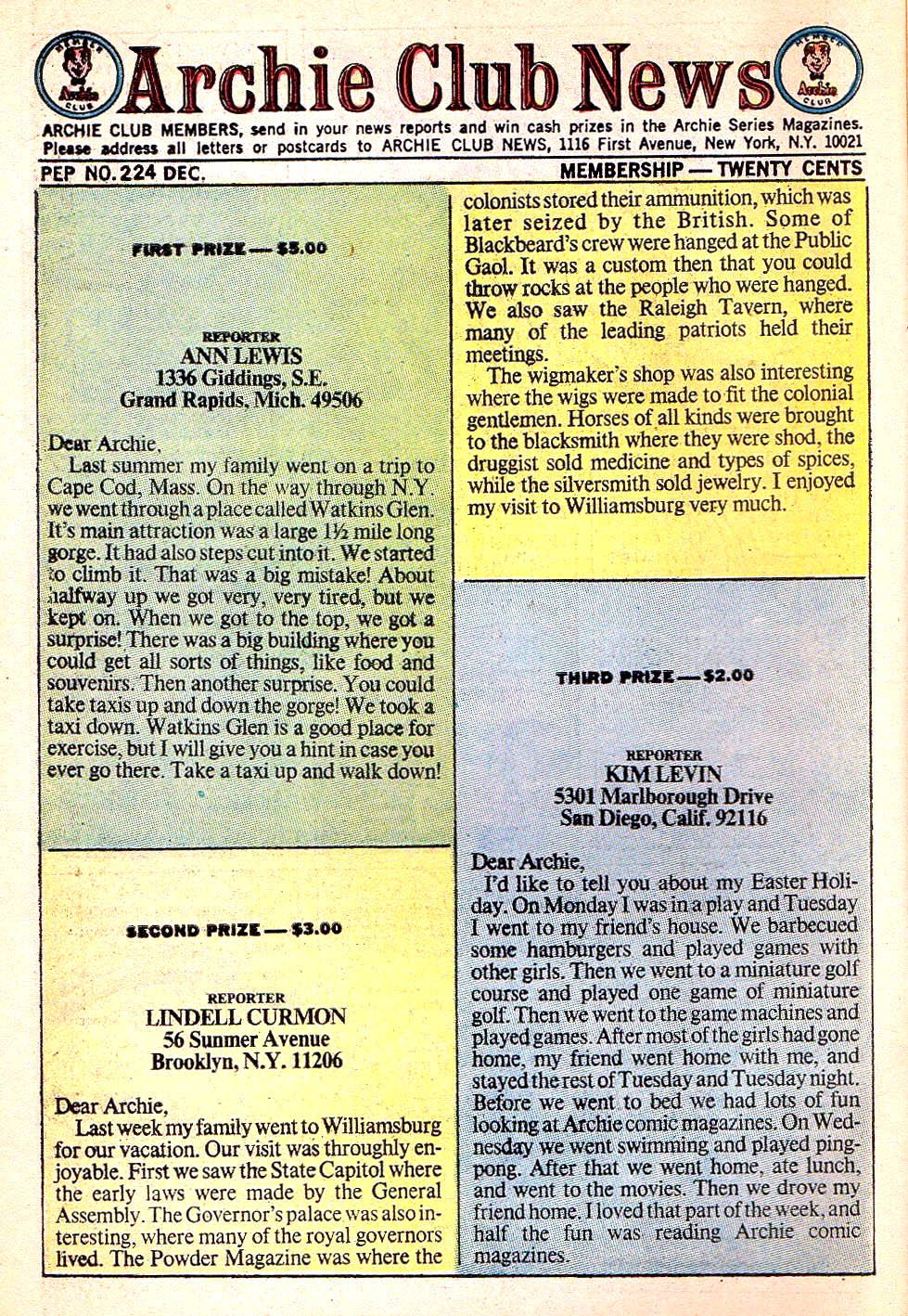 Read online Pep Comics comic -  Issue #224 - 10