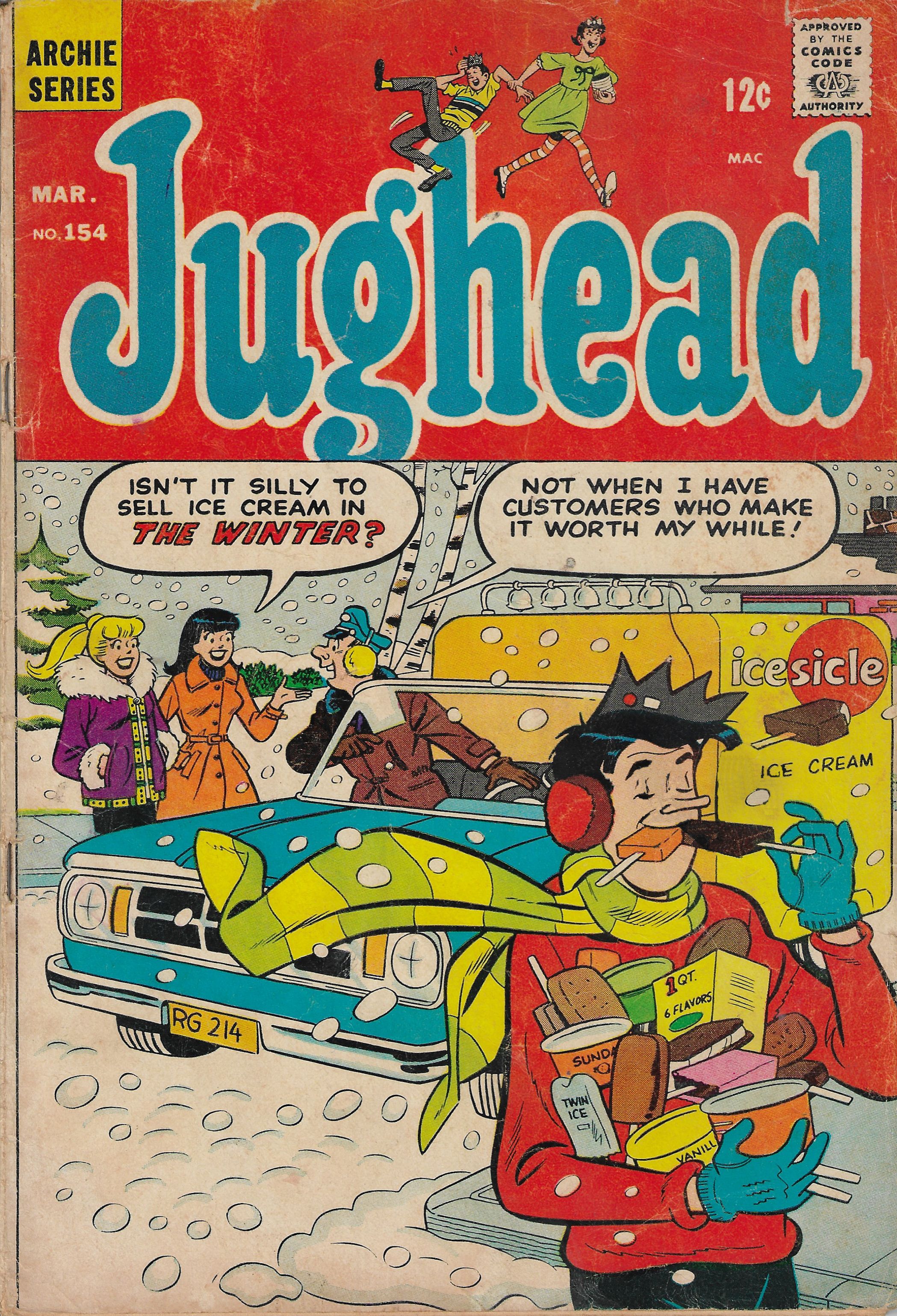 Read online Jughead (1965) comic -  Issue #154 - 1