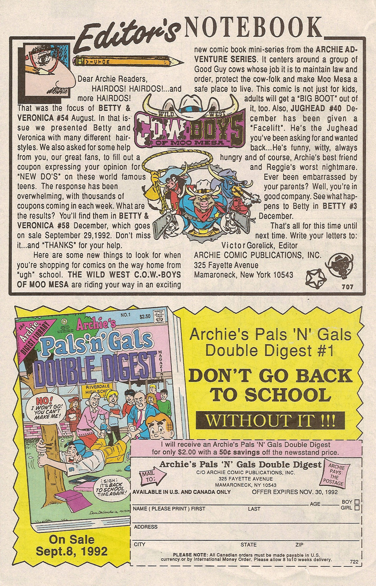 Read online Archie (1960) comic -  Issue #405 - 34