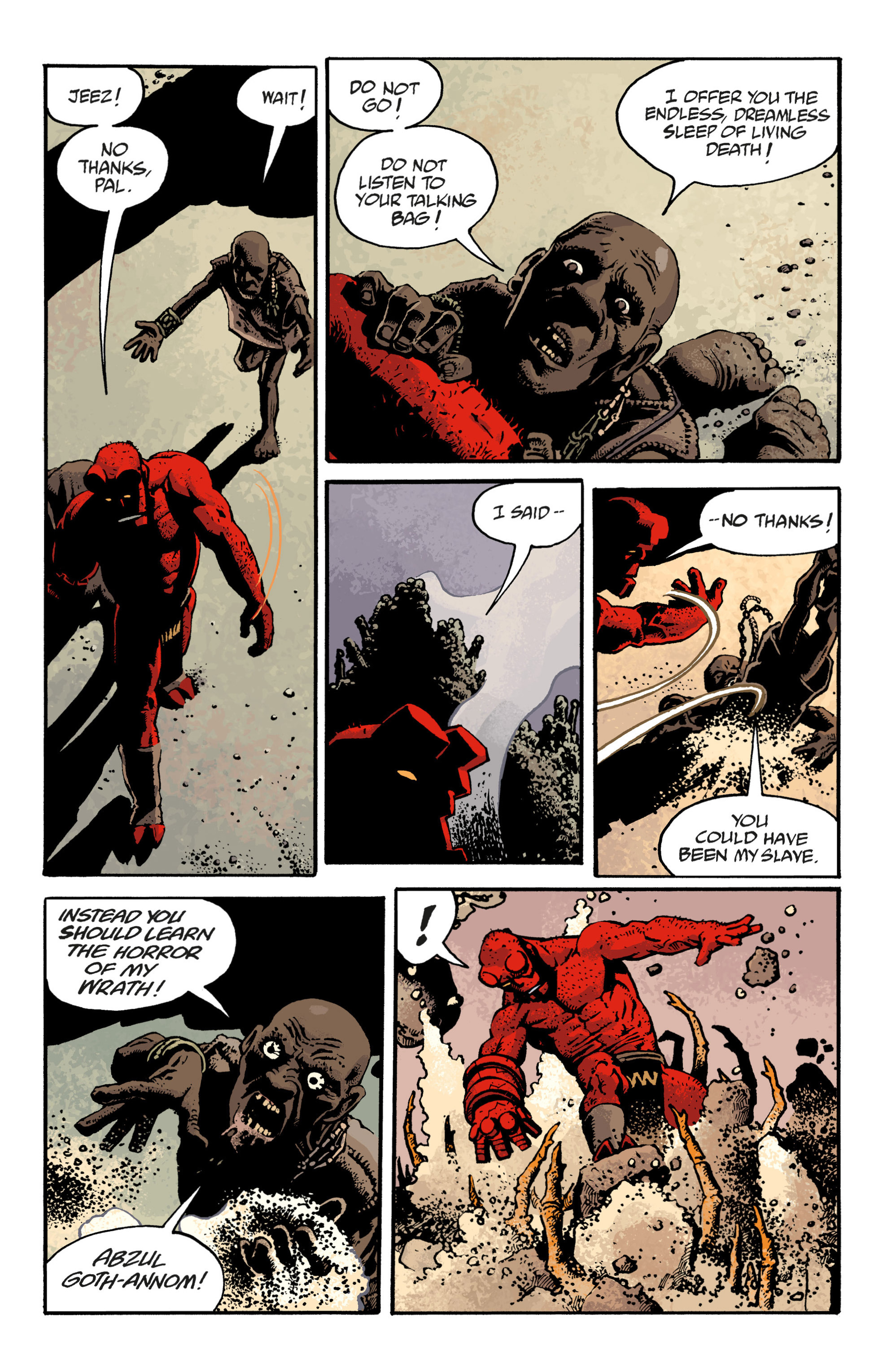 Read online Hellboy comic -  Issue #7 - 112
