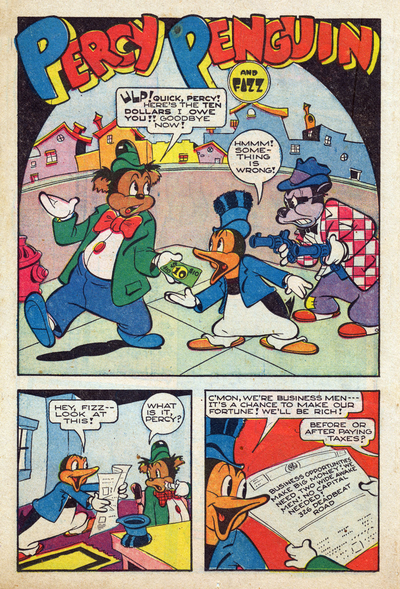 Read online Comedy Comics (1942) comic -  Issue #24 - 25