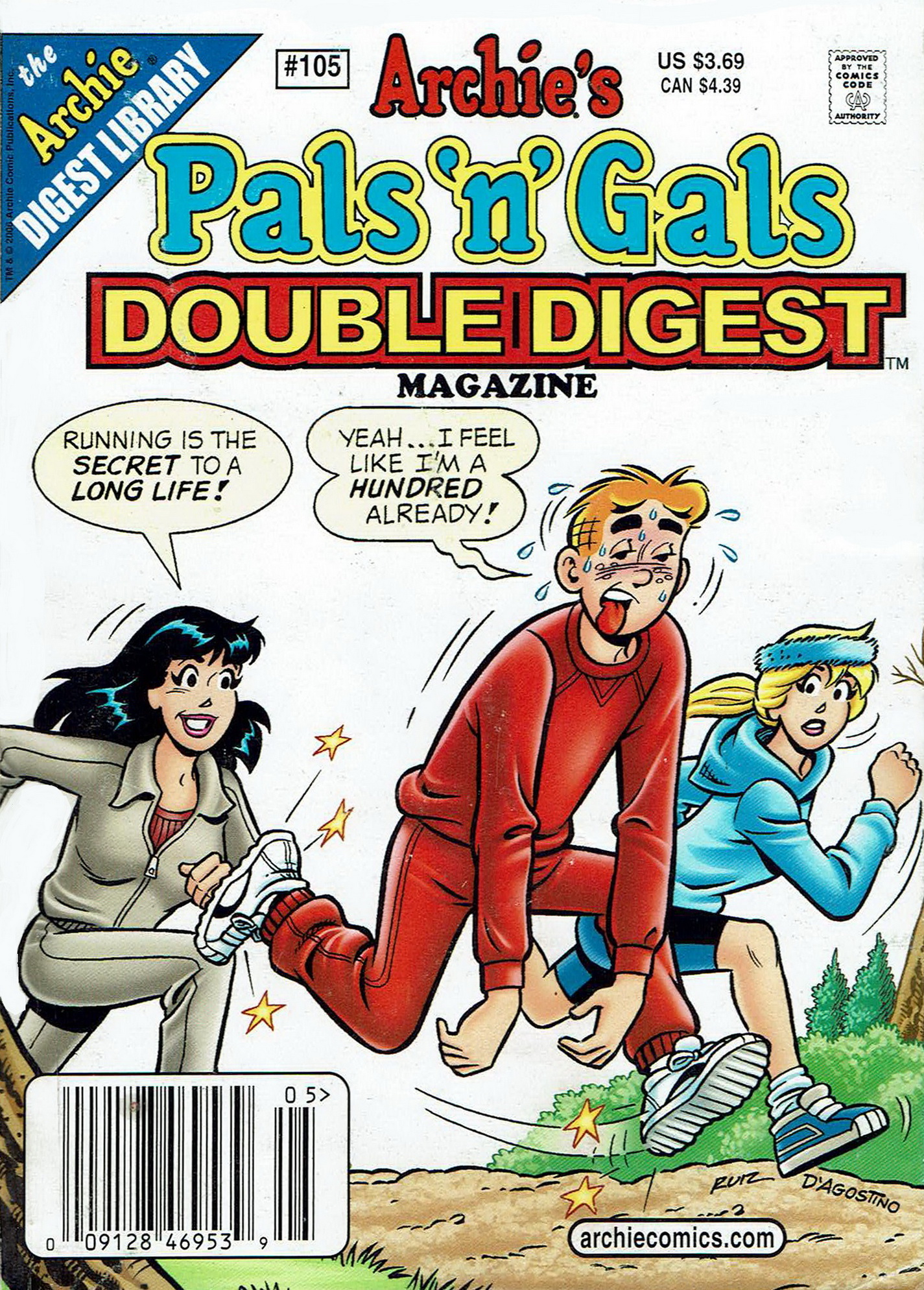 Archie's Pals 'n' Gals Double Digest Magazine issue 105 - Page 1