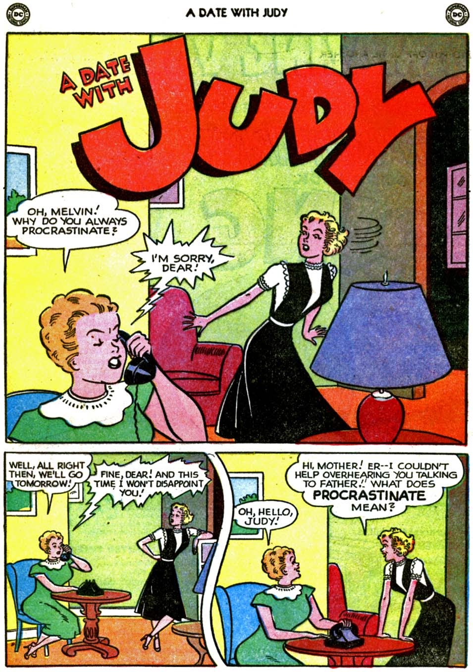 Read online A Date with Judy comic -  Issue #16 - 10