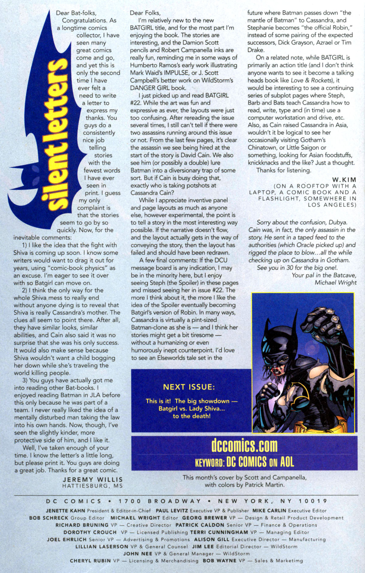 Read online Batgirl (2000) comic -  Issue #24 - 24