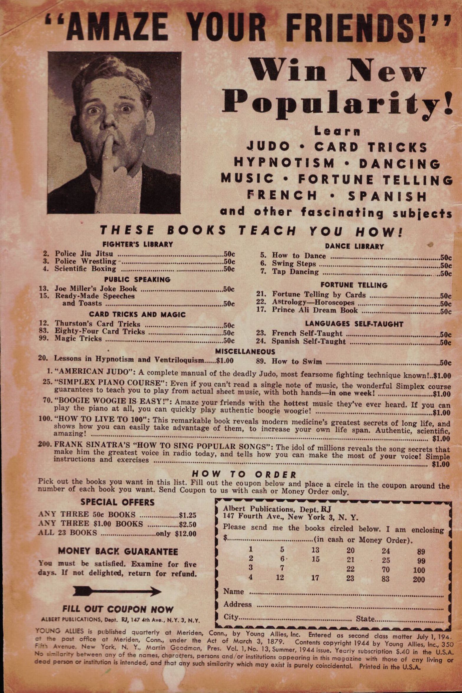 Read online Young Allies Comics comic -  Issue #13 - 2