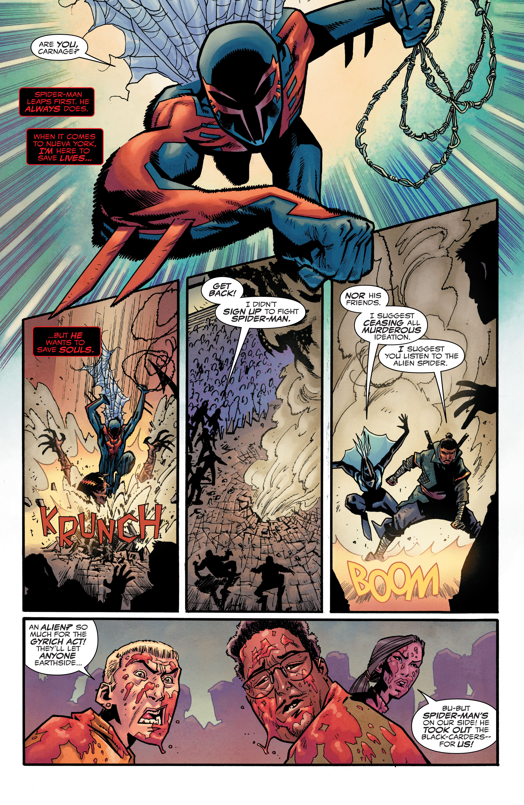 Read online Spider-Man 2099: Dark Genesis comic -  Issue #3 - 10