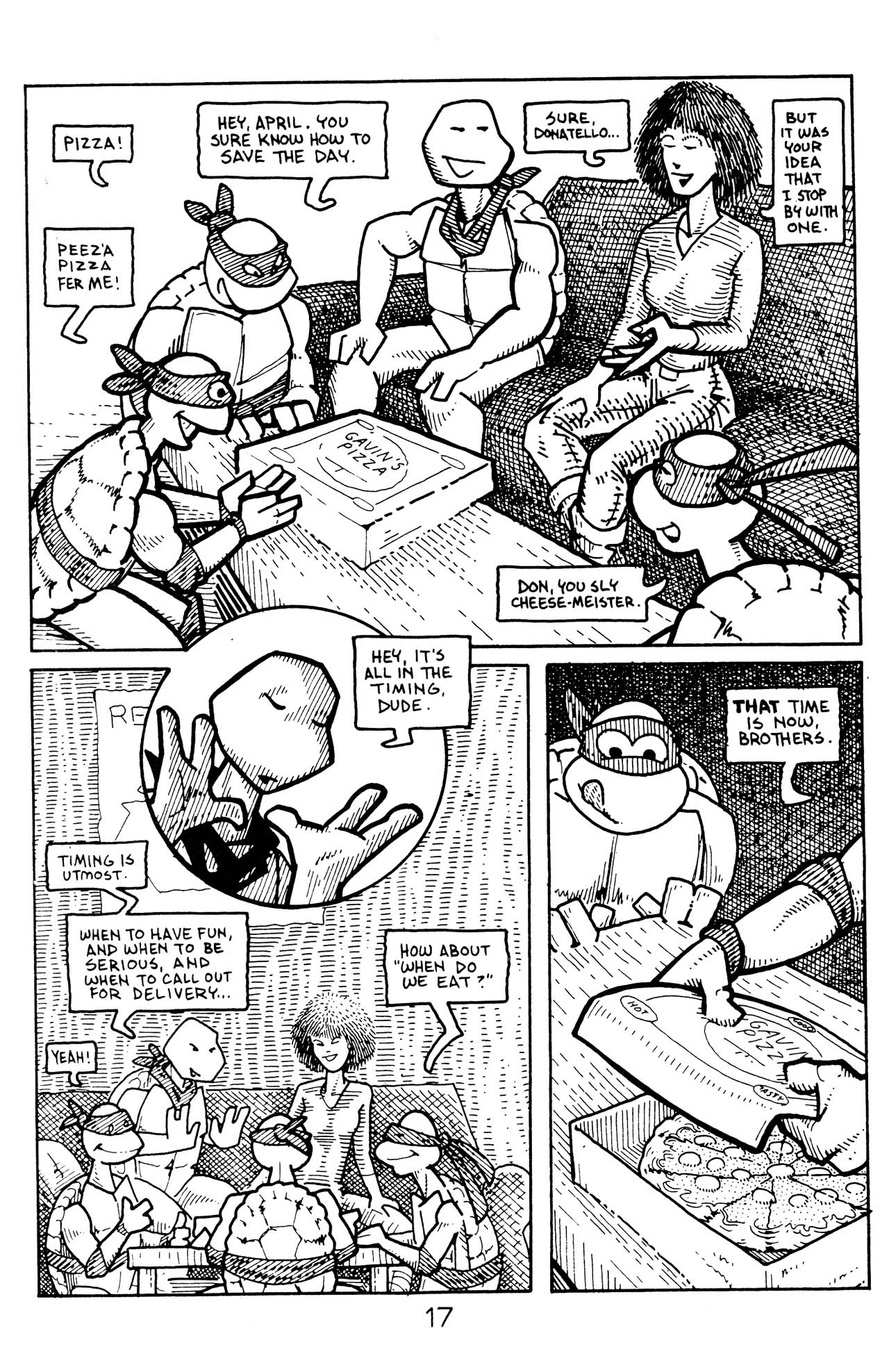 Read online The Haunted Pizza Teenage Mutant Ninja Turtles Special comic -  Issue # Full - 19