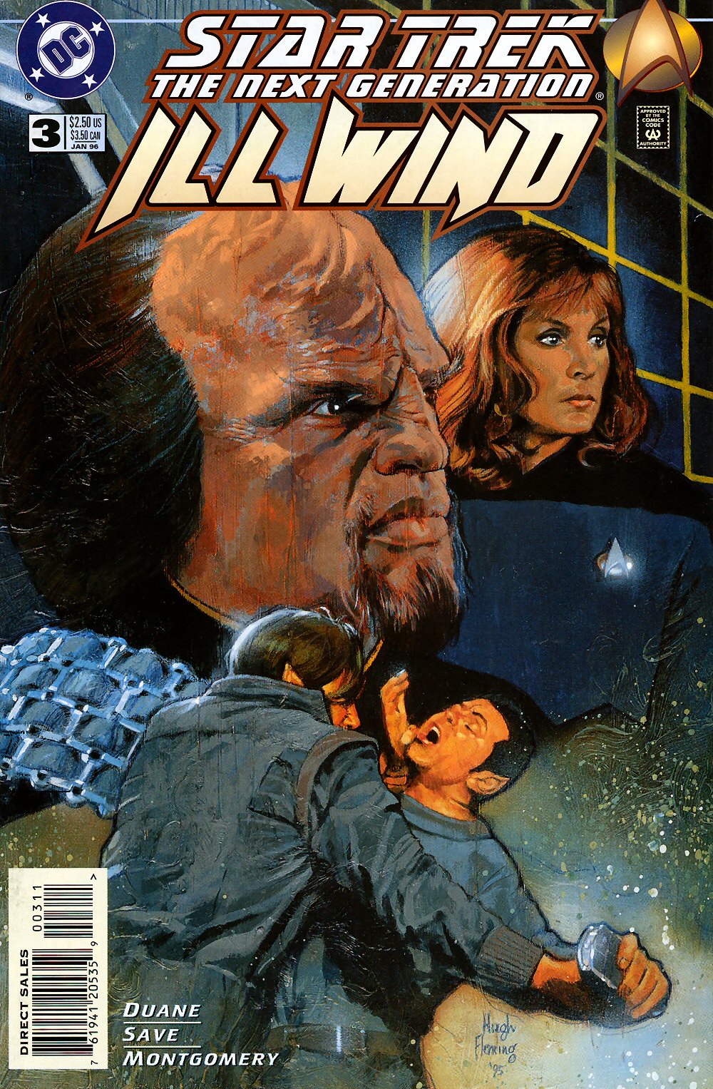 Read online Star Trek: The Next Generation - Ill Wind comic -  Issue #3 - 1