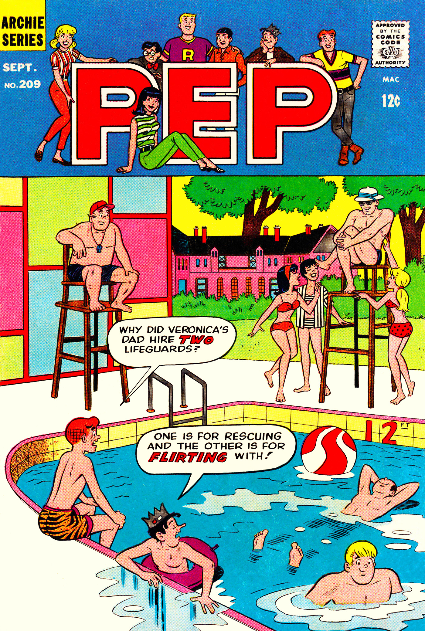 Read online Pep Comics comic -  Issue #209 - 1