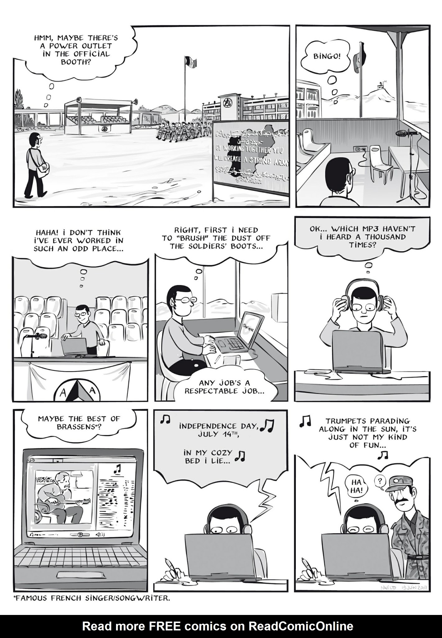 Read online Kabul Disco: How I Managed Not to be Abducted in Afghanistan comic -  Issue # TPB - 119